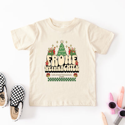 Familie im Partnerlook - Unser erstes Weihnachten Shirts Familienoutfit Festlich - Papa Babybody personalisiert T-Shirts Mama Tochter Outfit