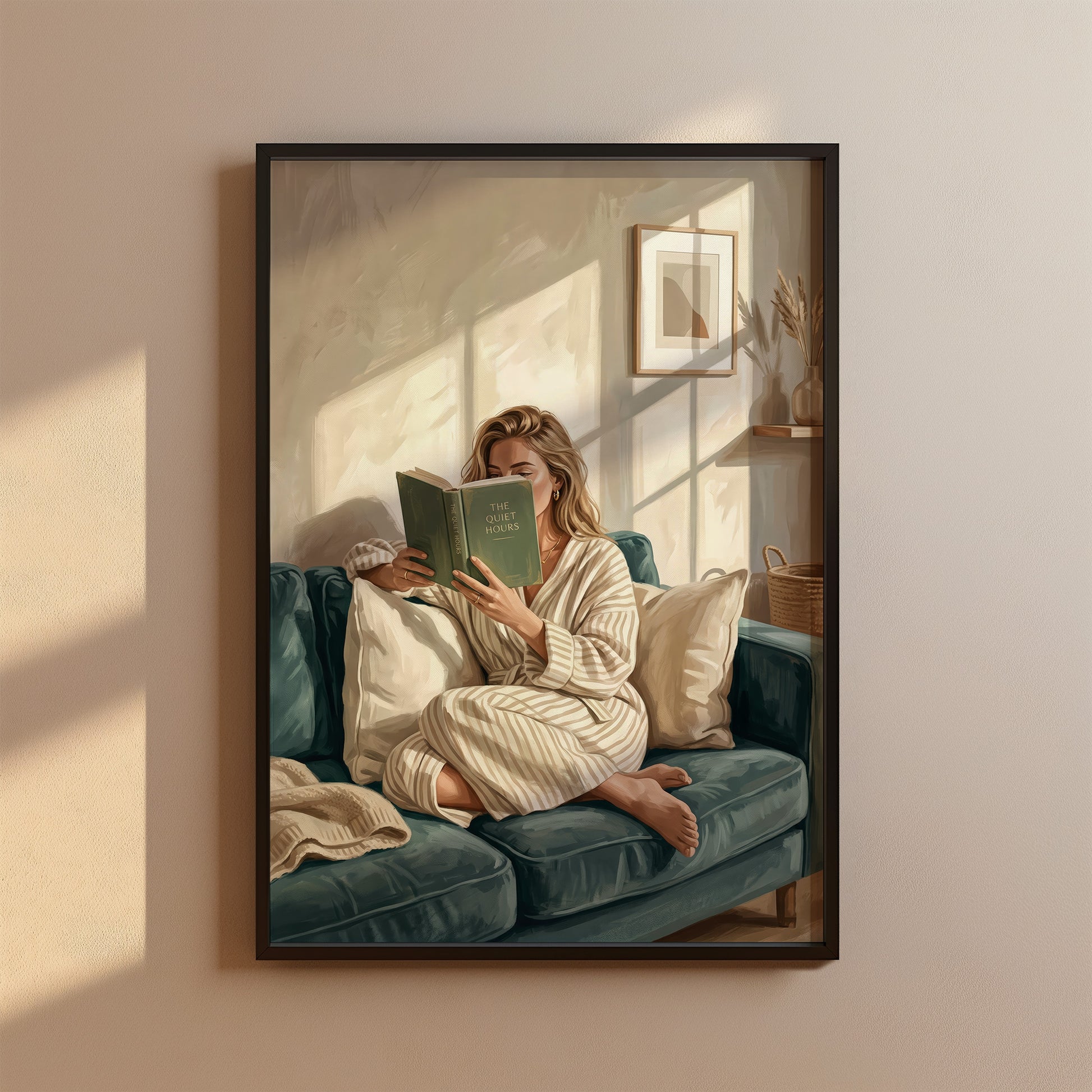 The Quiet Hours Poster - Contemporary Deko für deine Leseecke
