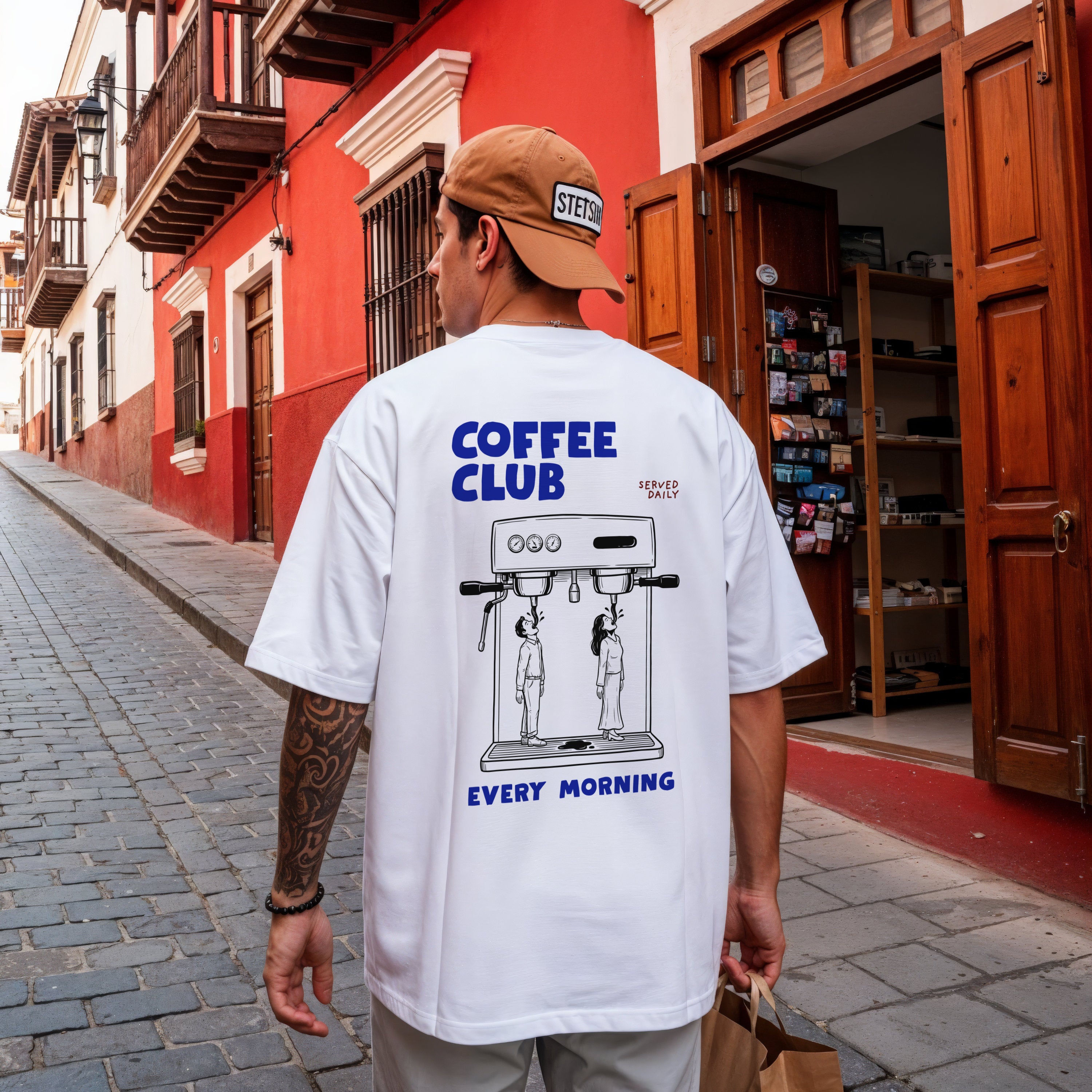 Coffee Club Shirt - Served Daily, Every Morning