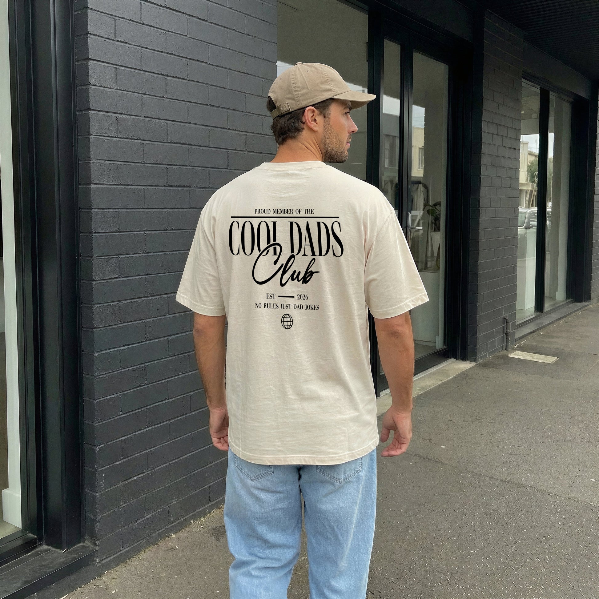 Cool Dads Club T-Shirt Papa Geschenk Personalisiert