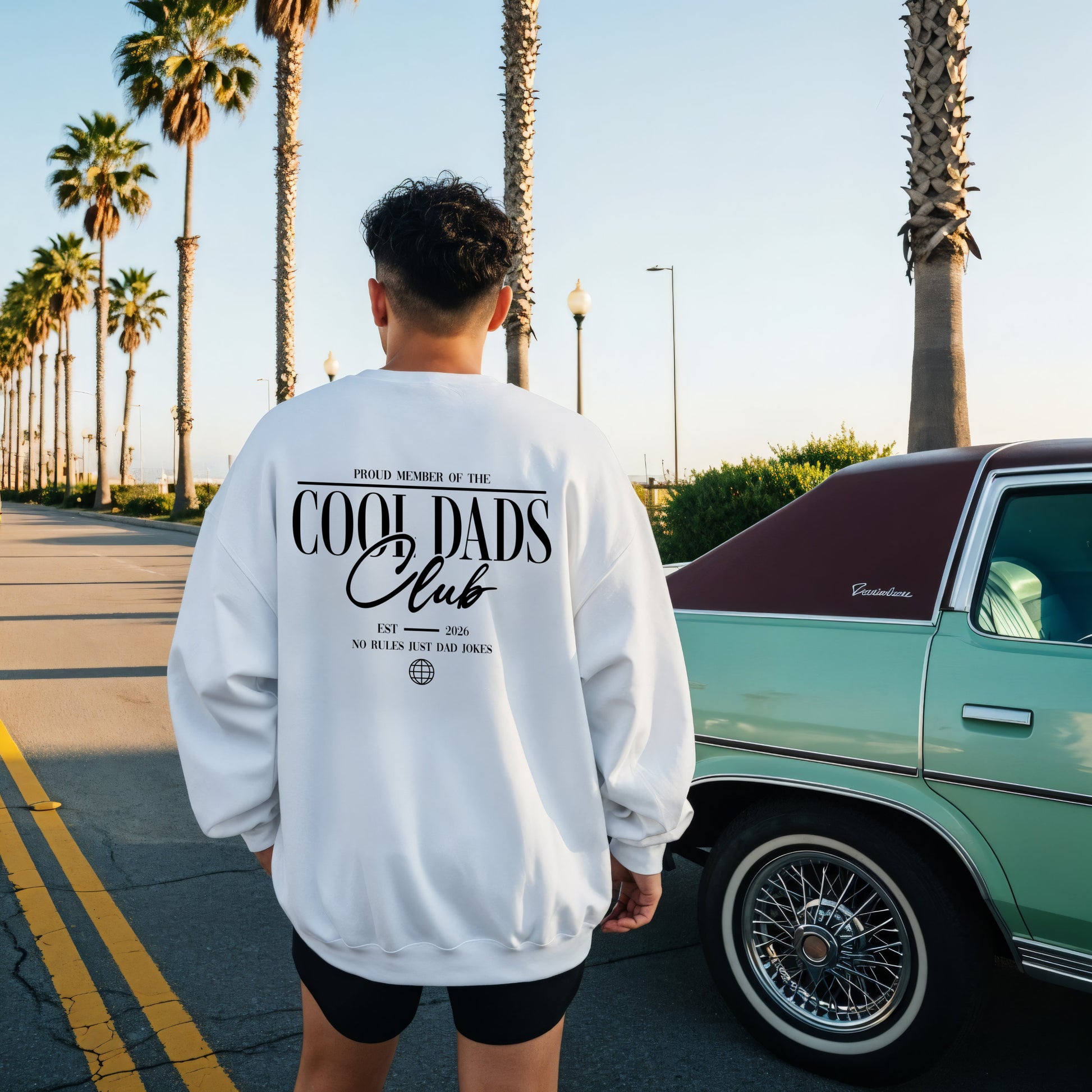 Cool Dads Club Pullover für Papa - Personalisiertes Geschenk zum Vatertag & Geburt