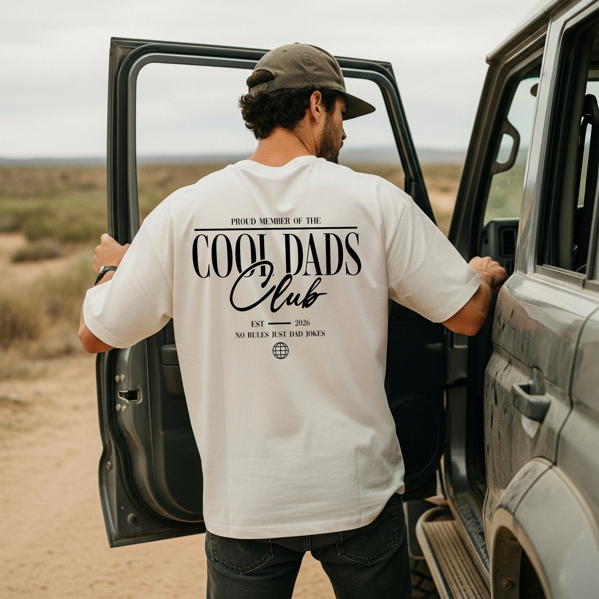 Cool Dads Club T-Shirt Papa Geschenk Personalisiert