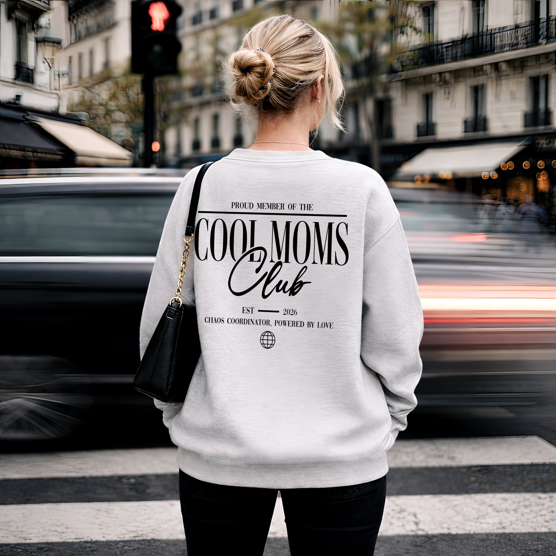 Cool Moms Club Sweatshirt personalisierter Mama Pullover