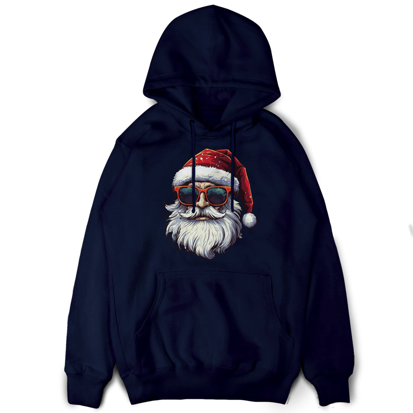 Weihnachten Pullover Cool Santa Weihnachten Hoodie Weihnachtsgeschenk Weihnachtsmann mit Sonnenbrille Weihnachten Pullover Mann Frau Unisex