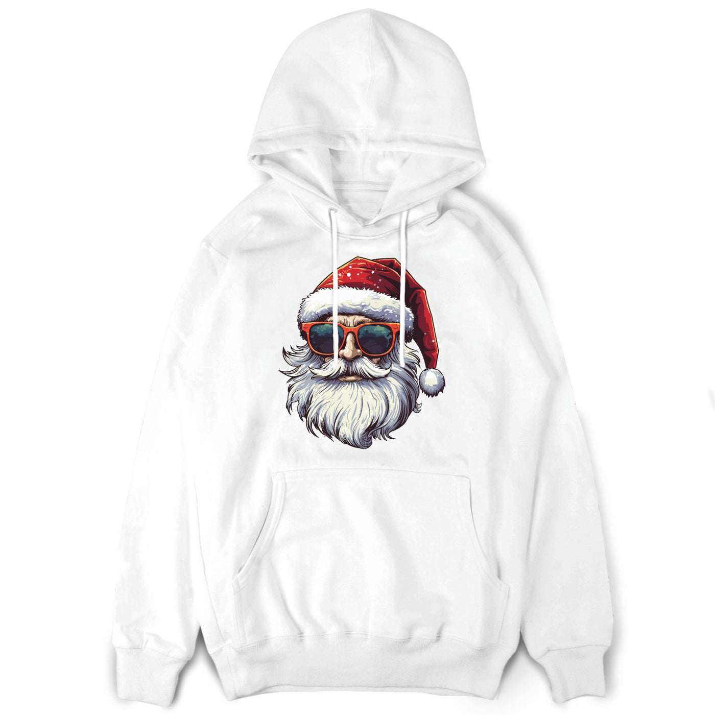 Weihnachten Pullover Cool Santa Weihnachten Hoodie Weihnachtsgeschenk Weihnachtsmann mit Sonnenbrille Weihnachten Pullover Mann Frau Unisex