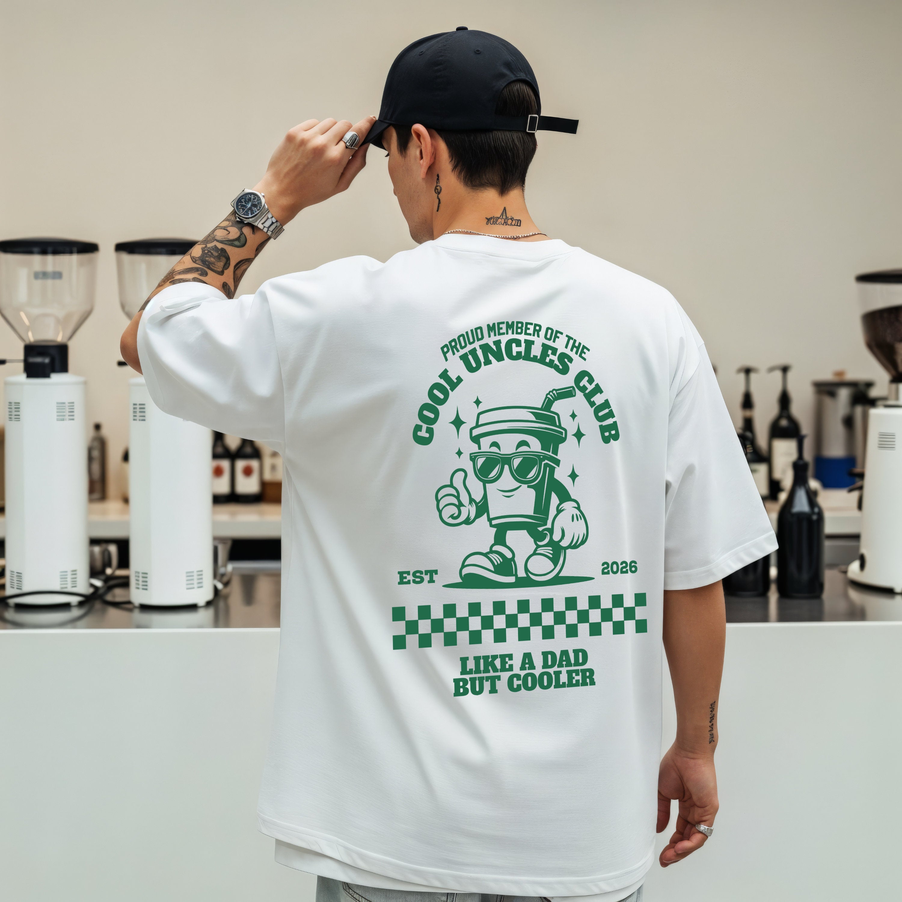 Cool Uncles Club Shirt, Sweatshirts & Hoodies - Onkel Geschenk Baby - Personalisiert - Du wirst Onkel - Patenonkel