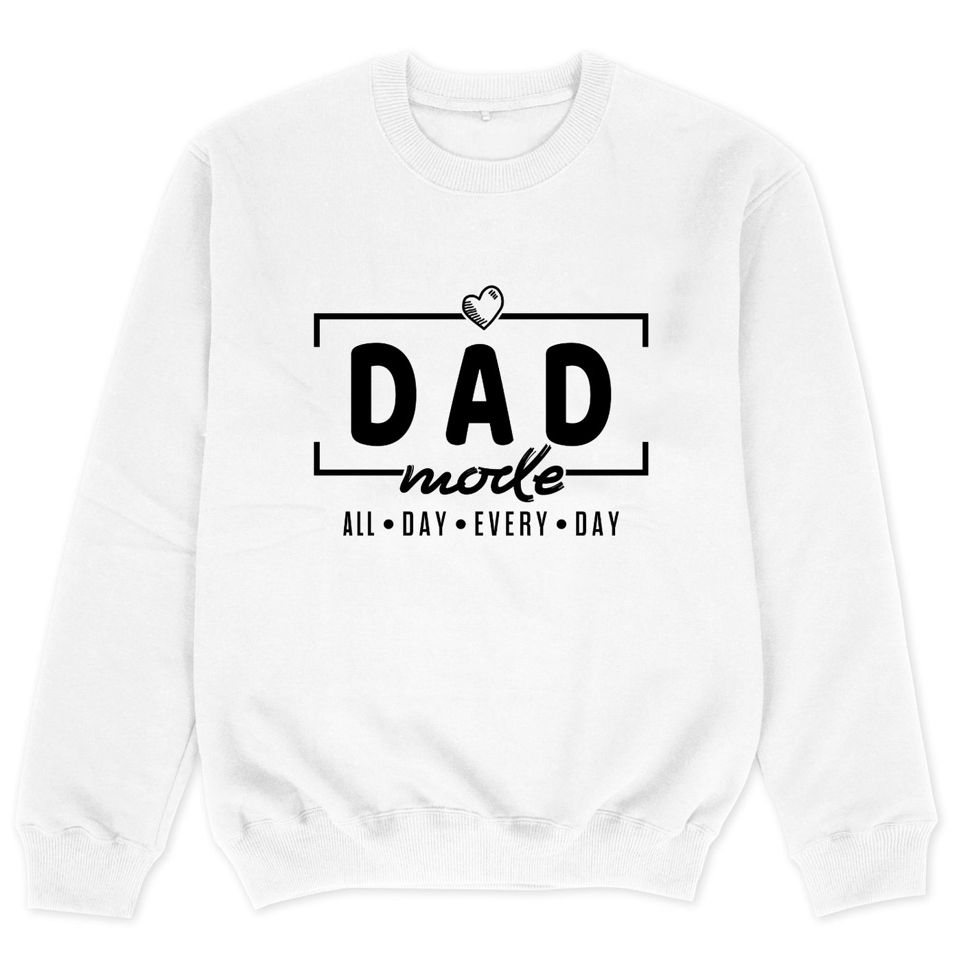 Dad Sweatshirt Papa Pullover Dad Mode All Day Every Day Vatertagsgeschenk Vater Geschenk Sweater Papa Sweatshirt Dad Mode
