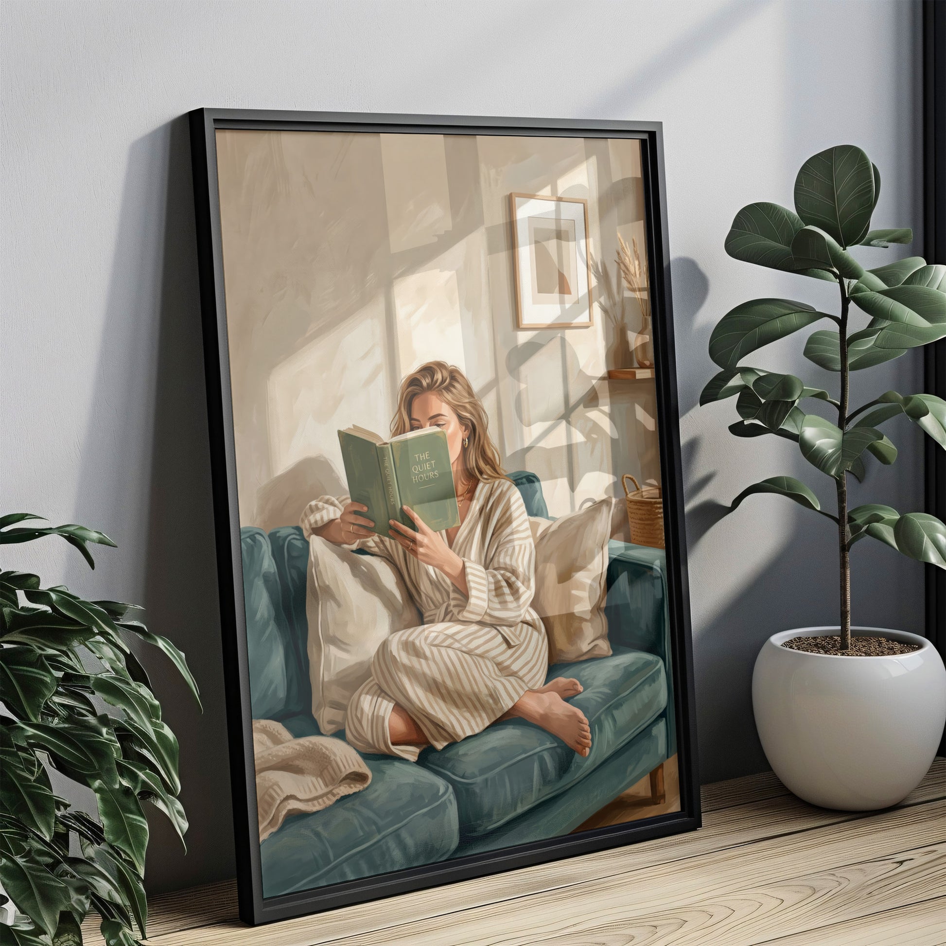 The Quiet Hours Poster - Contemporary Deko für deine Leseecke