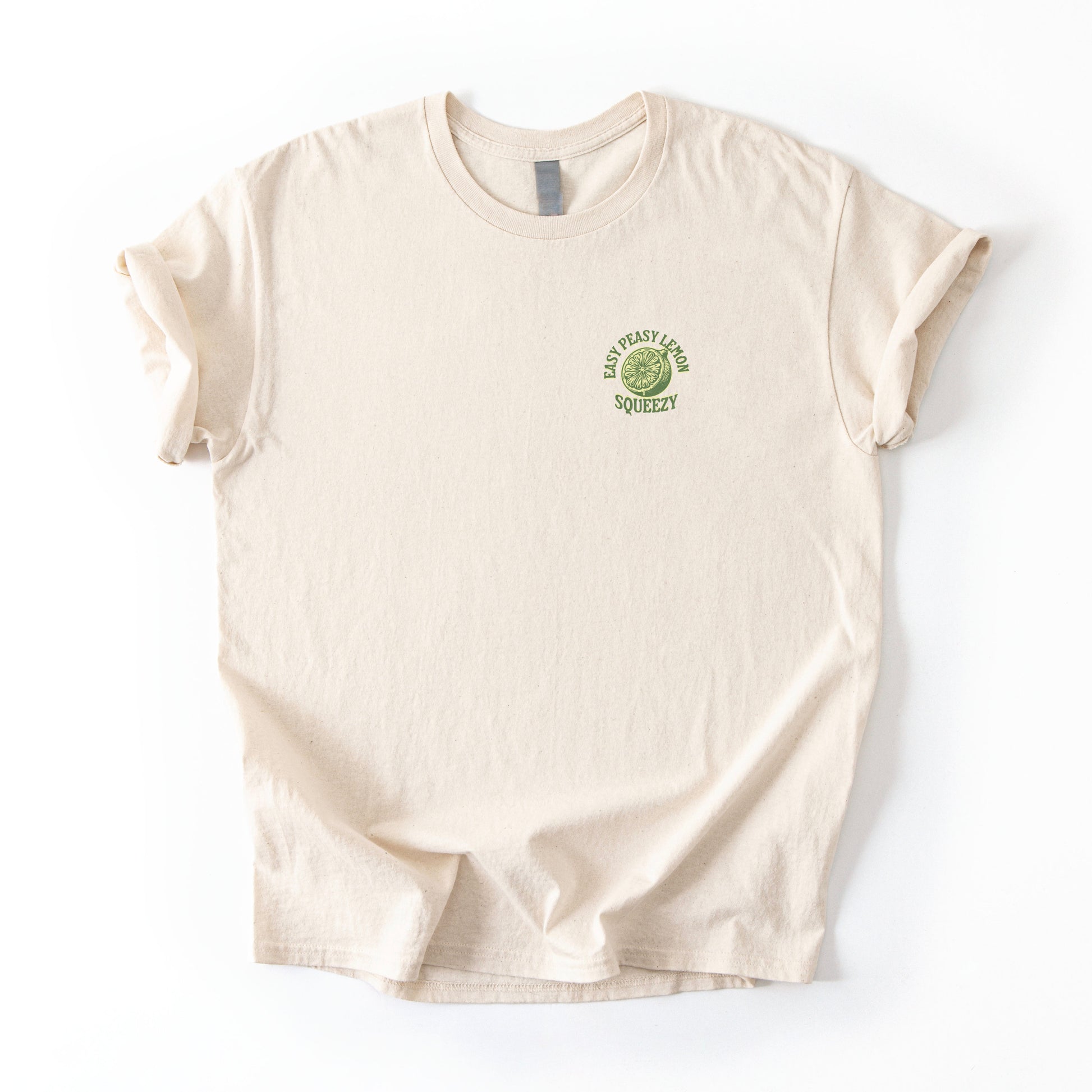 Vater Sohn & Mutter Tochter Partnerlook Easy Peasy Lemon Squeezy Shirts