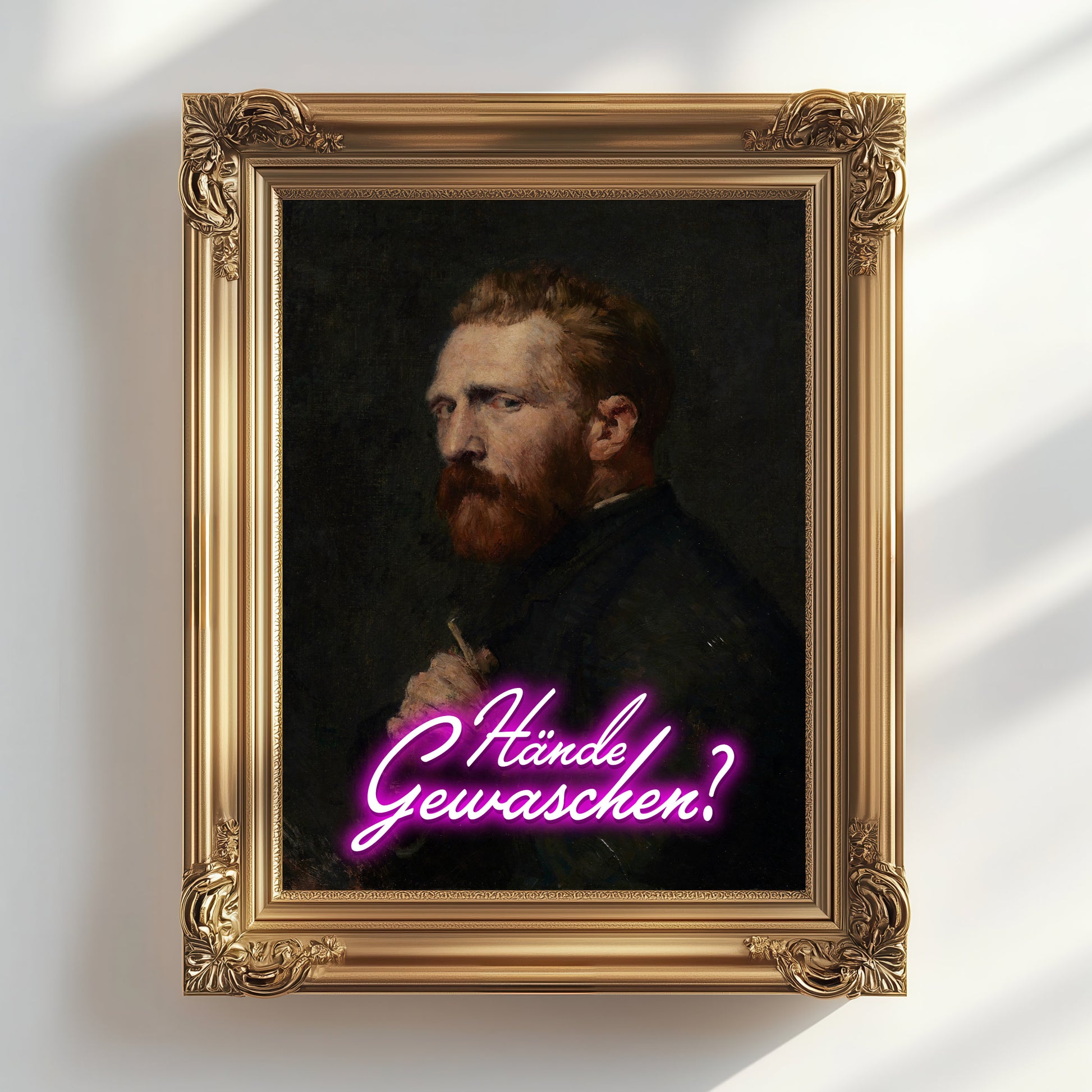 Hände gewaschen Poster Badezimmer Bild Vintage Print Toiletten Poster Gäste WC Deko Geschenk Hauskauf Einweihungsparty Art Deco Poster