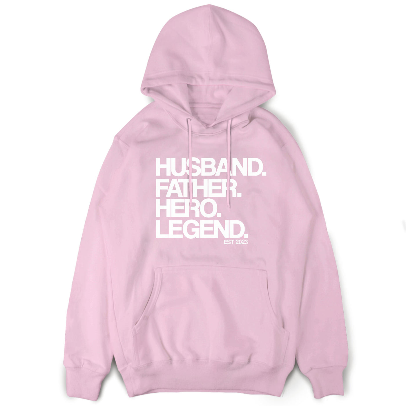 Papa Geschenk Hoodie Personalisiert Pullover für Papa mit Wunschdatum Husband, Father, Hero, Legend Vatertag Geschenk Vatertagsgeschenk
