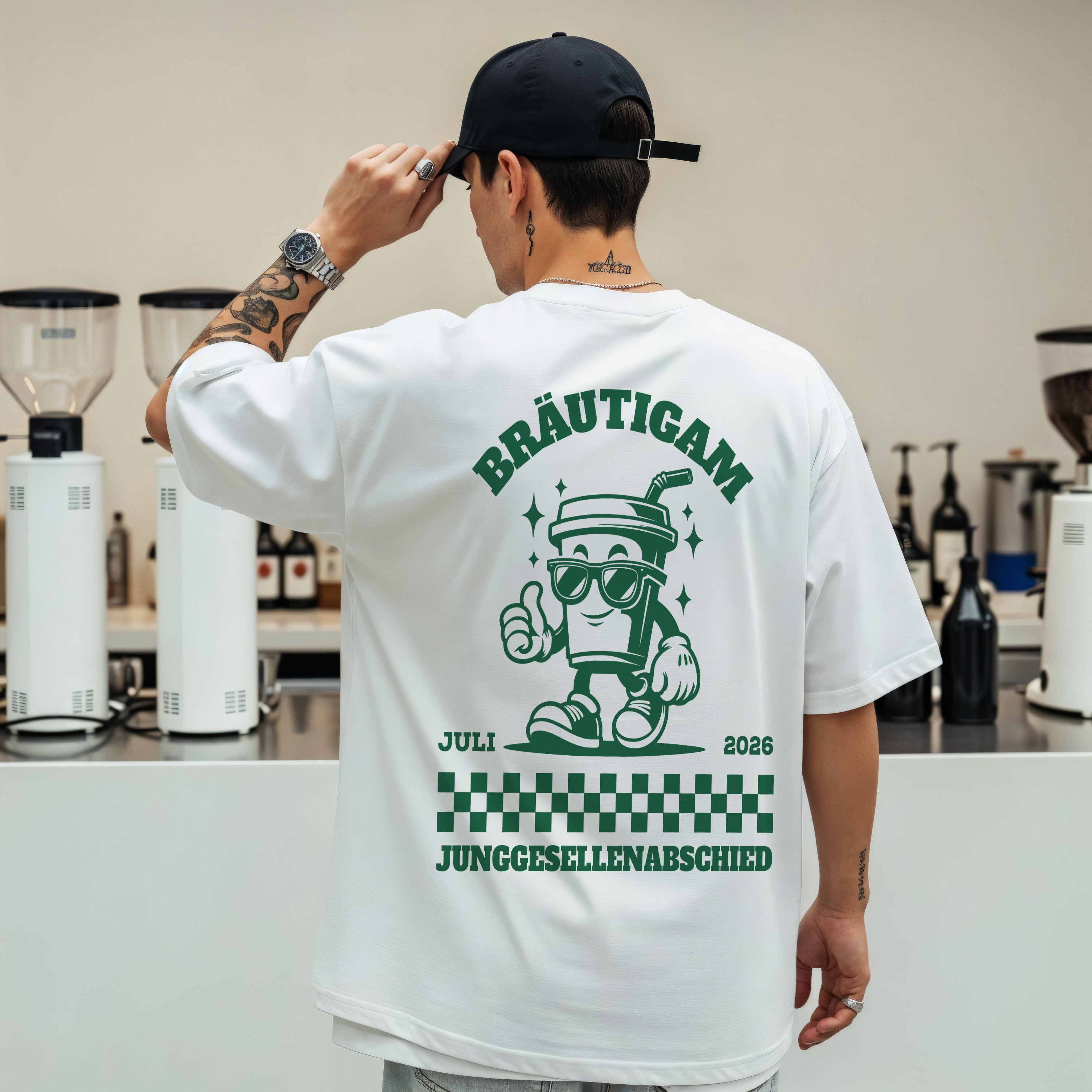 Bräutigam und Seine Jungs JGA Shirt Männer - Sweatshirts & Hoodies Personalisiert für Junggesellenabschied