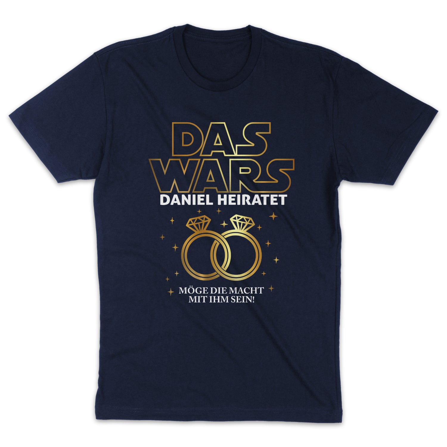 DAS WARS JGA Shirt Männer Junggesellenabschied Jga T-Shirts Hochzeit Bräutigam Wunschname Shirts jga
