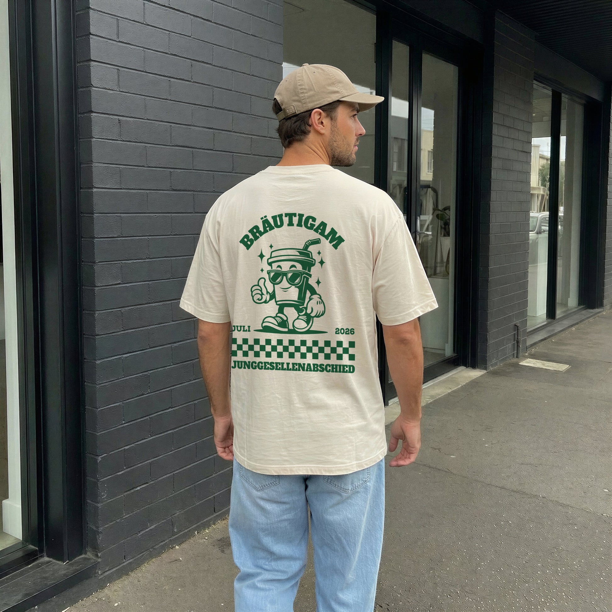 Bräutigam und Seine Jungs JGA Shirt Männer - Sweatshirts & Hoodies Personalisiert für Junggesellenabschied