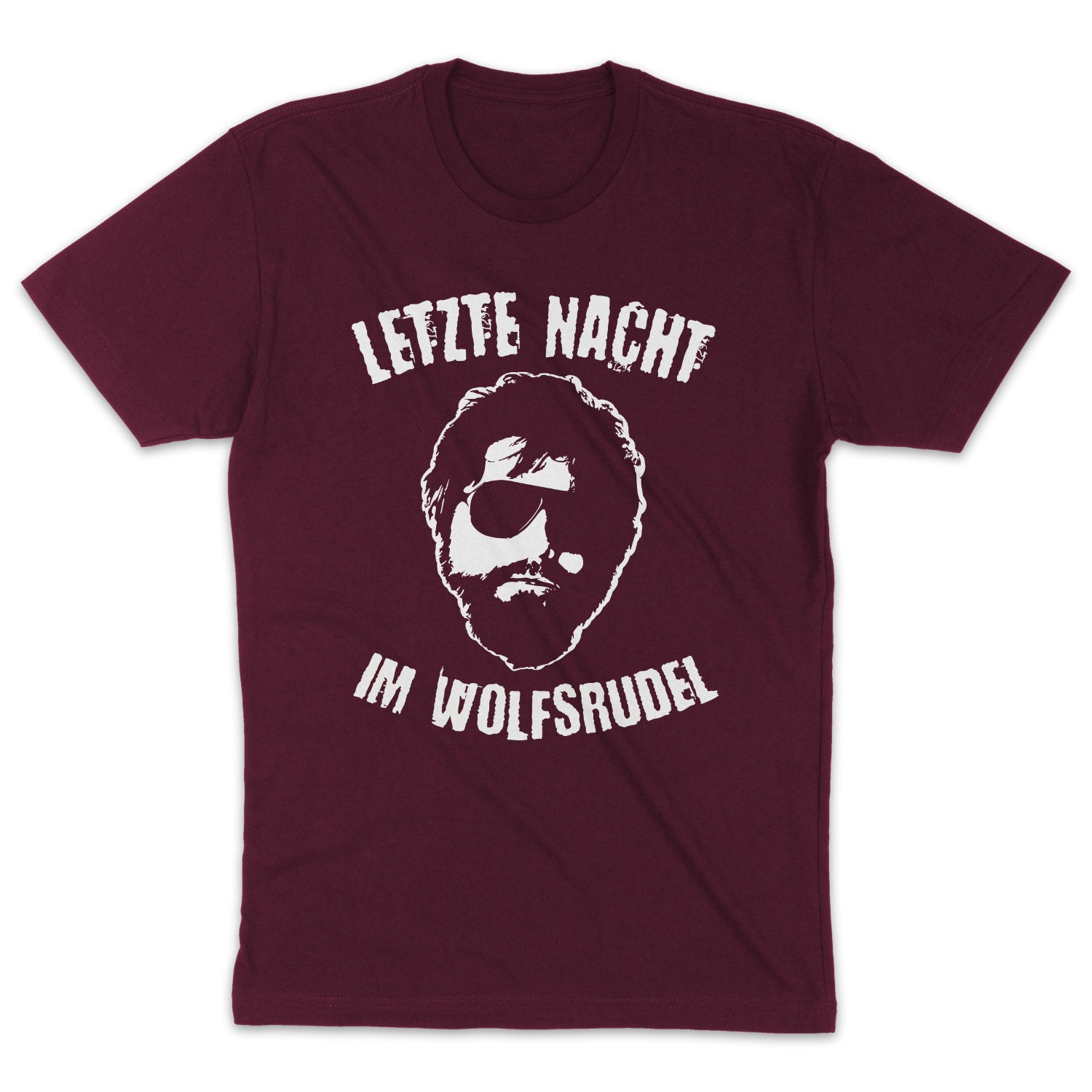 JGA Shirt Männer Letzte Nacht im Wolfsrudel Junggesellenabschied T-Shirts Hangover Shirt JGA Shirts lustig Party Shirts Bräutigam Wolfsrudel