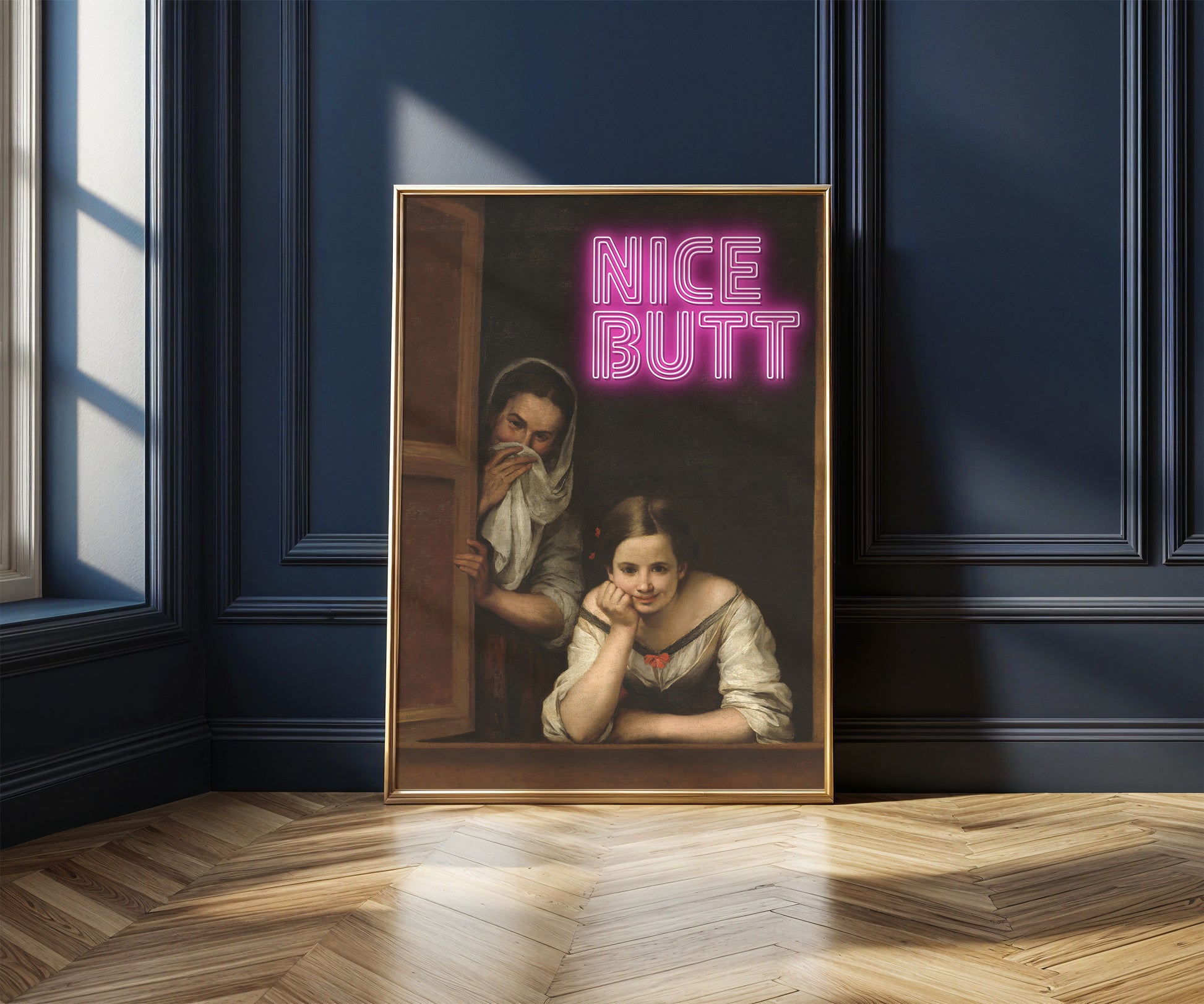 Badezimmer Bilder Lustig Nice Butt Poster Schlafzimmer Bild Gäste WC Deko Badezimmer Print Poster Vintage Deko Trendige Poster Art Deco