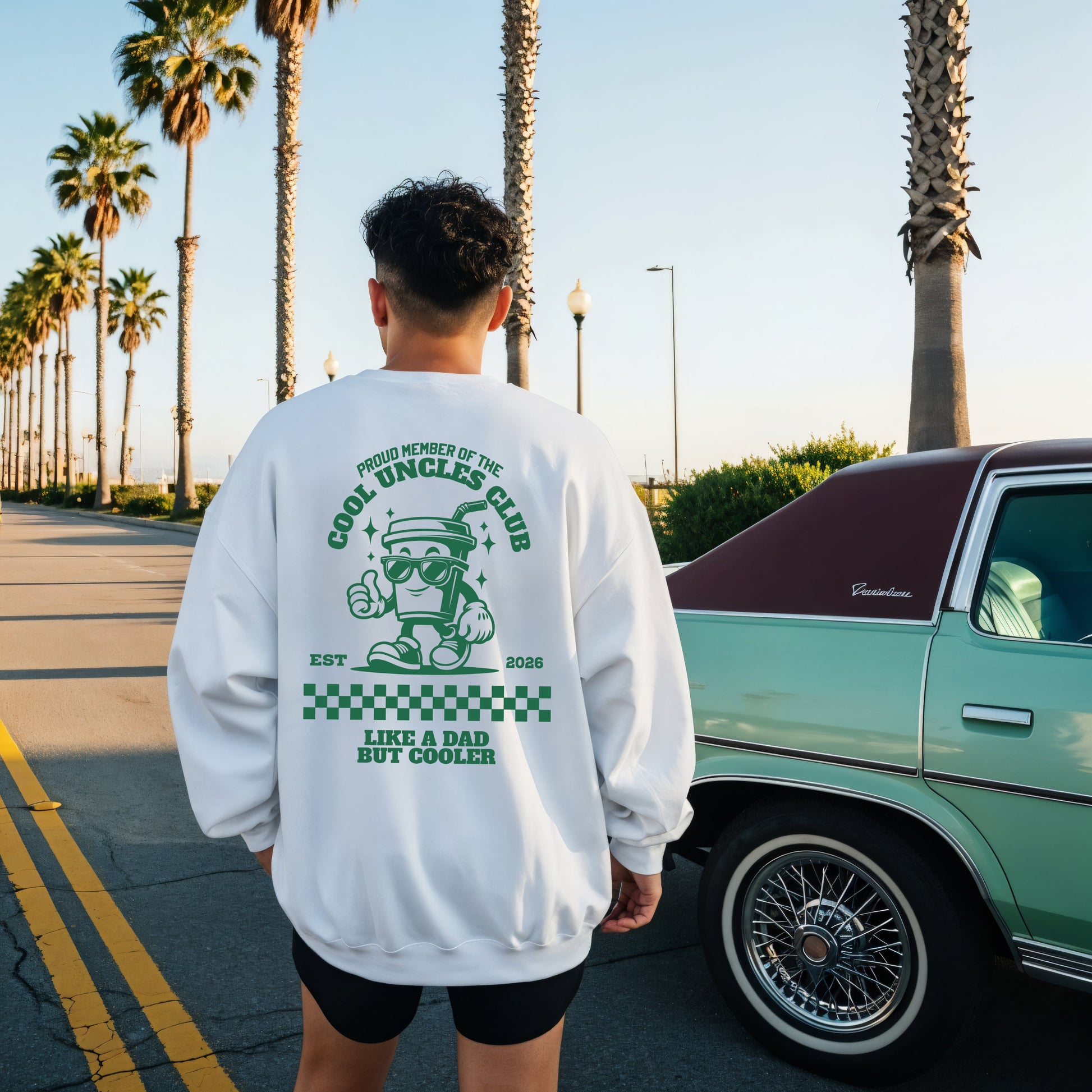 Cool Uncles Club Shirt, Sweatshirts & Hoodies - Onkel Geschenk Baby - Personalisiert - Du wirst Onkel - Patenonkel
