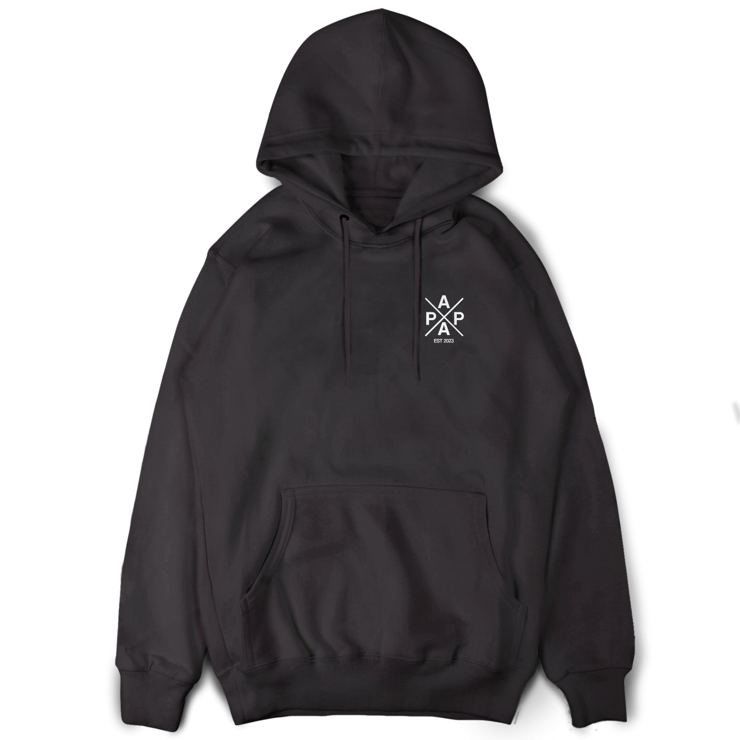 Papa Hoodie personalisiert Minimalistisch Geschenk Weihnachten Papa Pullover mit Wunschdatum Papa Weihnachtsgeschenk