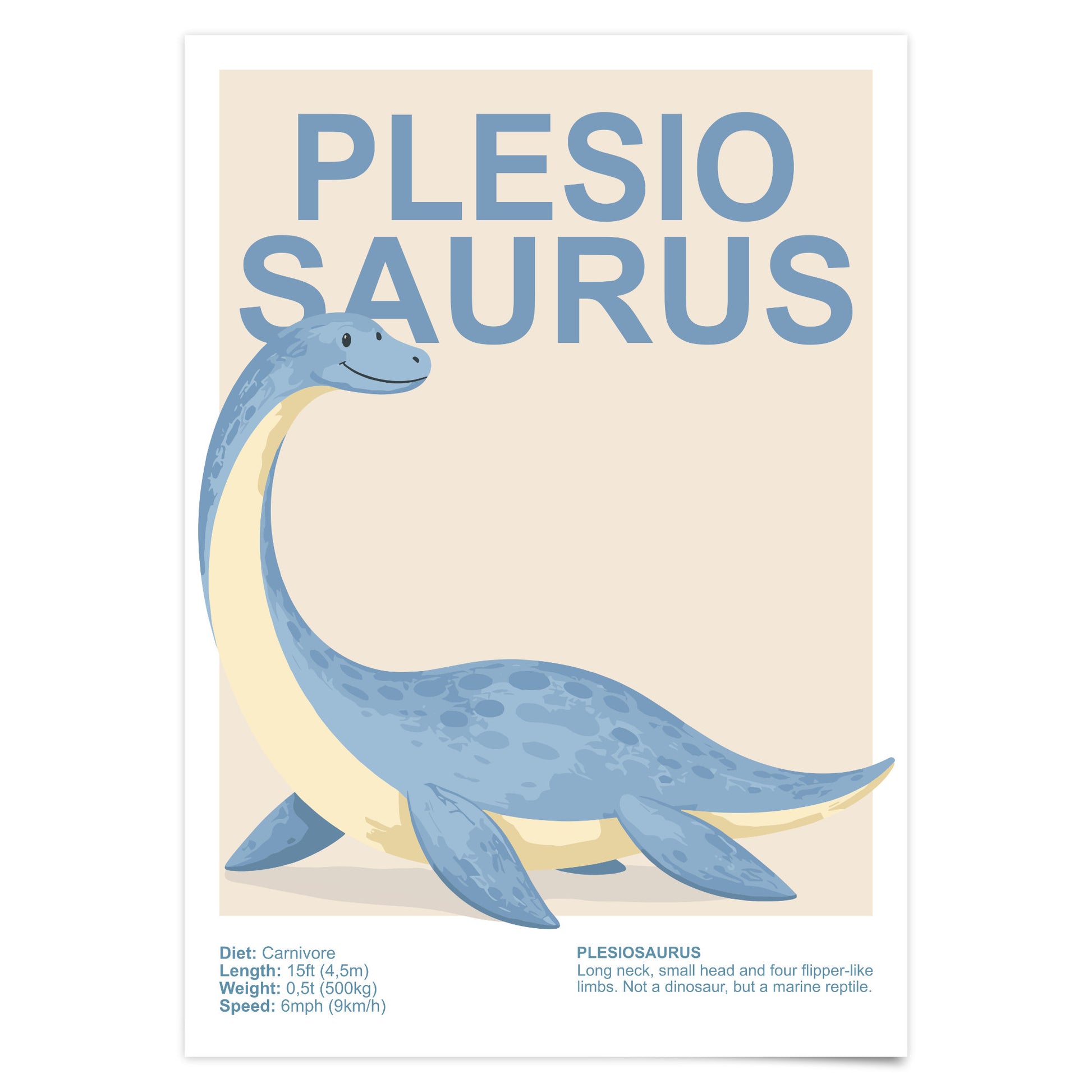 Dinosaurier Poster Kinder- & Babyzimmer Deko Dino Drucke 3er, 6er, 9er Set