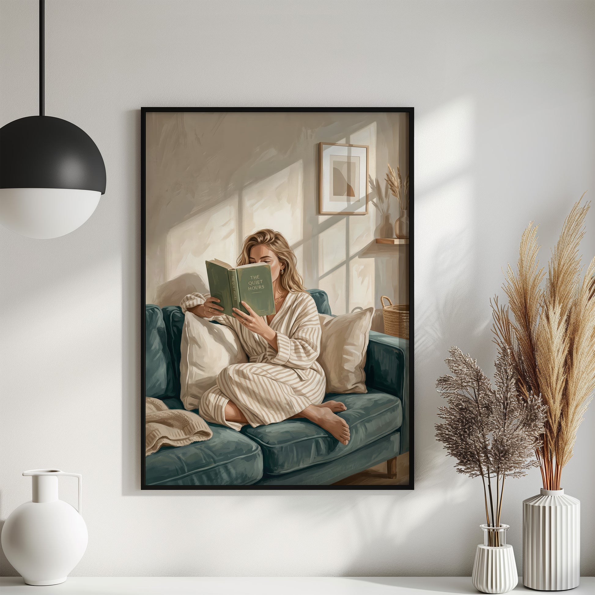 The Quiet Hours Poster - Contemporary Deko für deine Leseecke