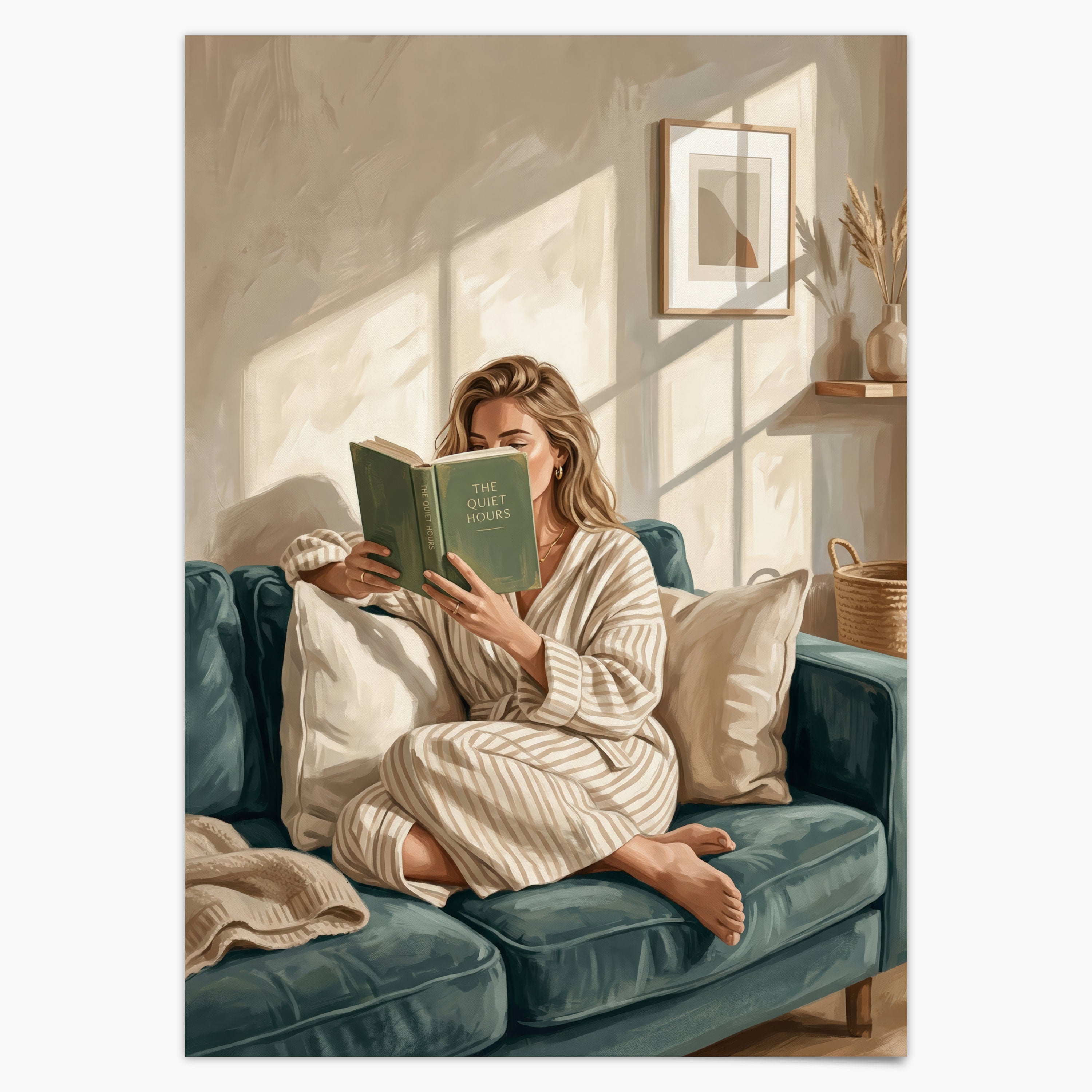 The Quiet Hours Poster - Contemporary Deko für deine Leseecke