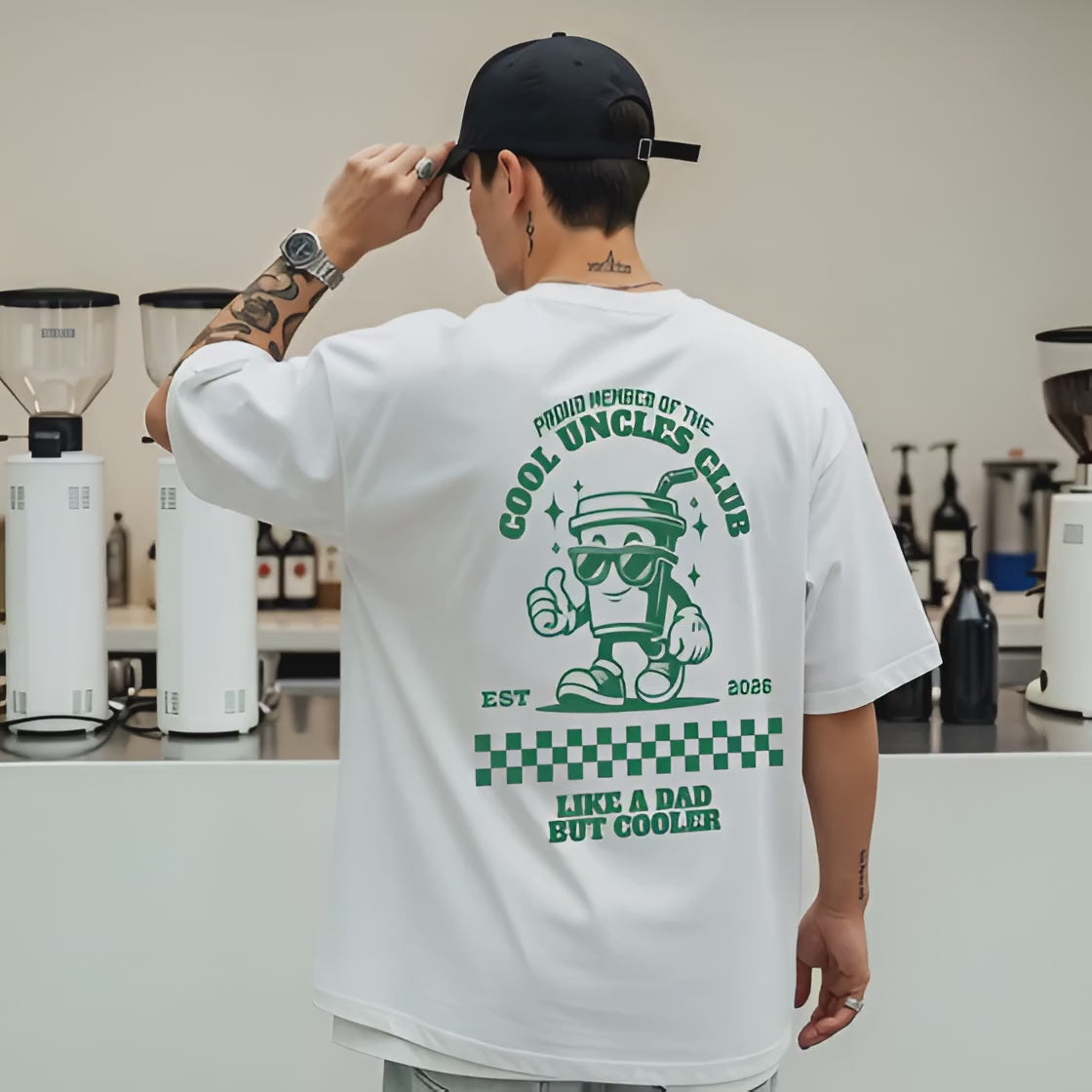 Cool Uncles Club Shirt, Sweatshirts & Hoodies - Onkel Geschenk Baby - Personalisiert - Du wirst Onkel - Patenonkel