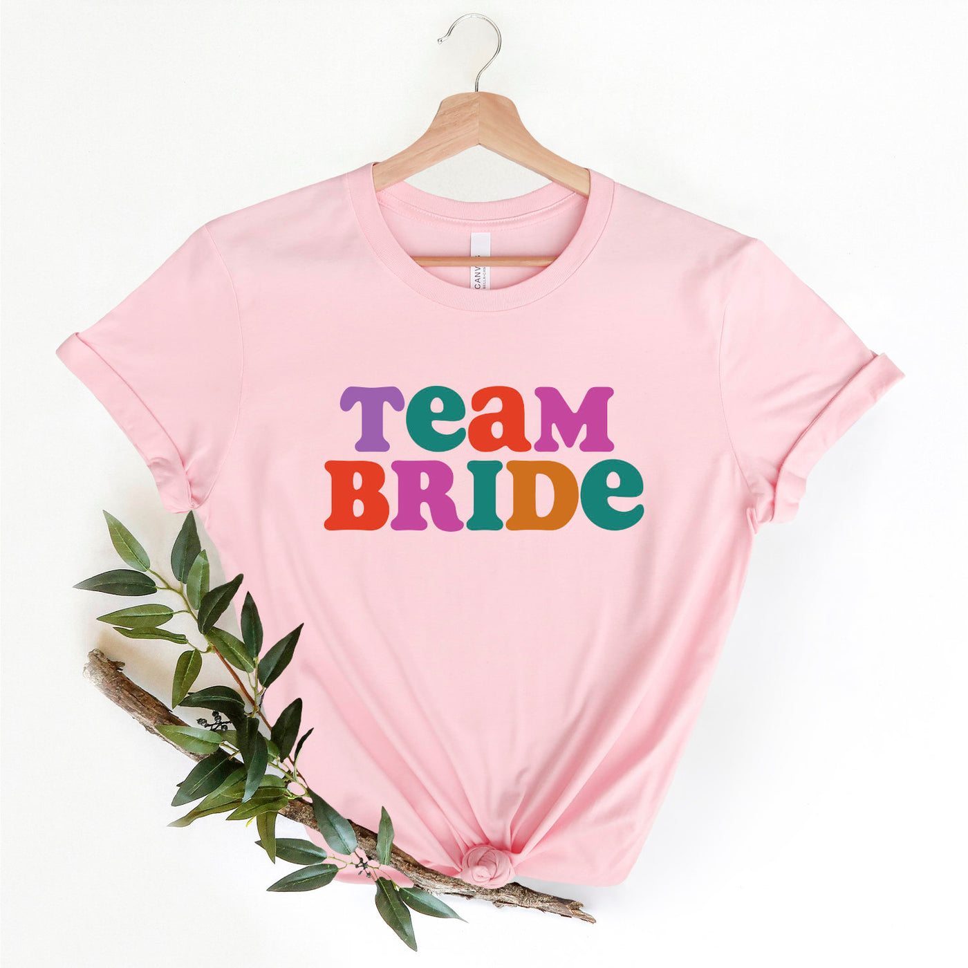 Braut Shirt Bride JGA T-Shirts Junggesellinnenabschied Shirts Team Bride Ringfinger Jga Frauen Unisex Shirts Bride und Team Bride jga Party