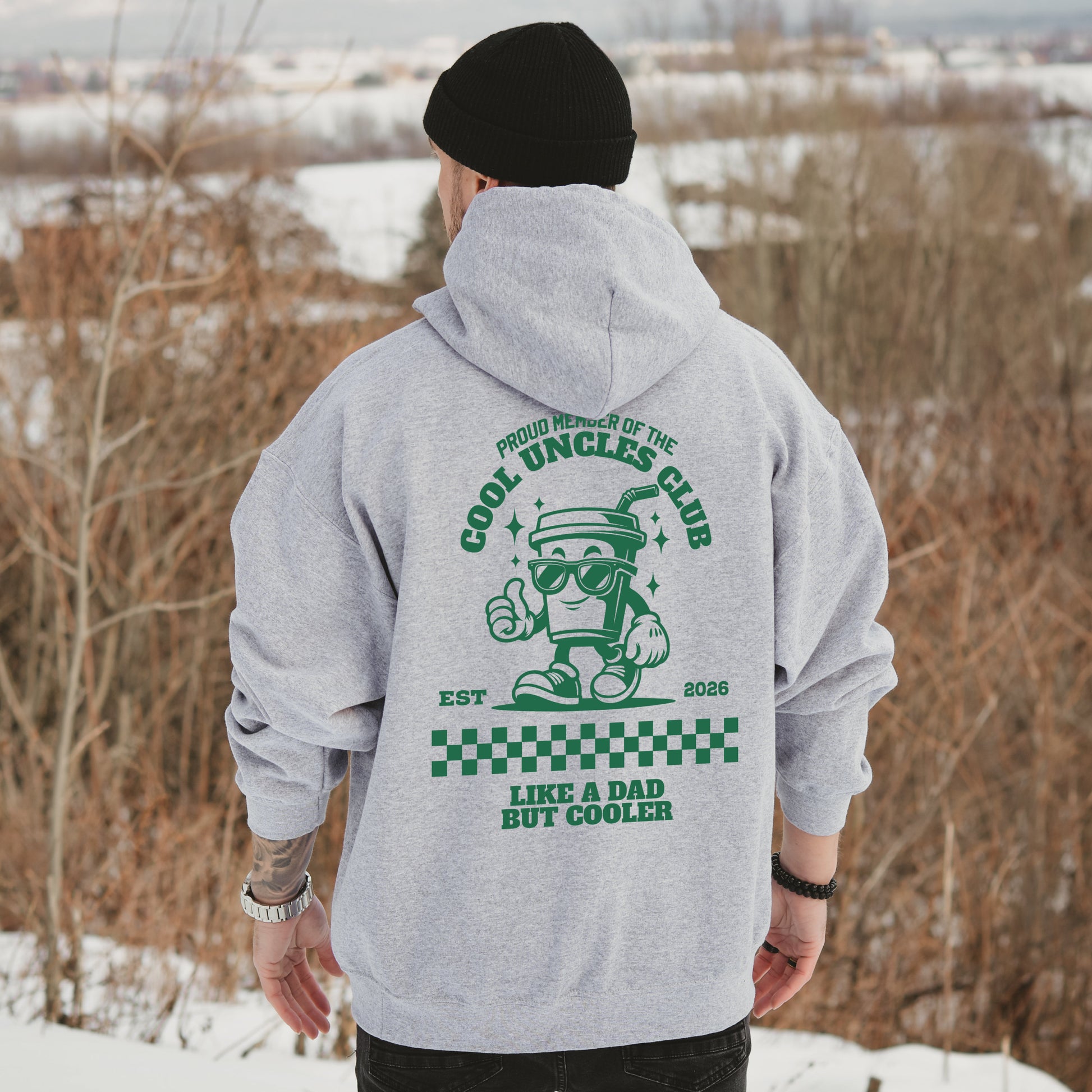 Cool Uncles Club Shirt, Sweatshirts & Hoodies - Onkel Geschenk Baby - Personalisiert - Du wirst Onkel - Patenonkel