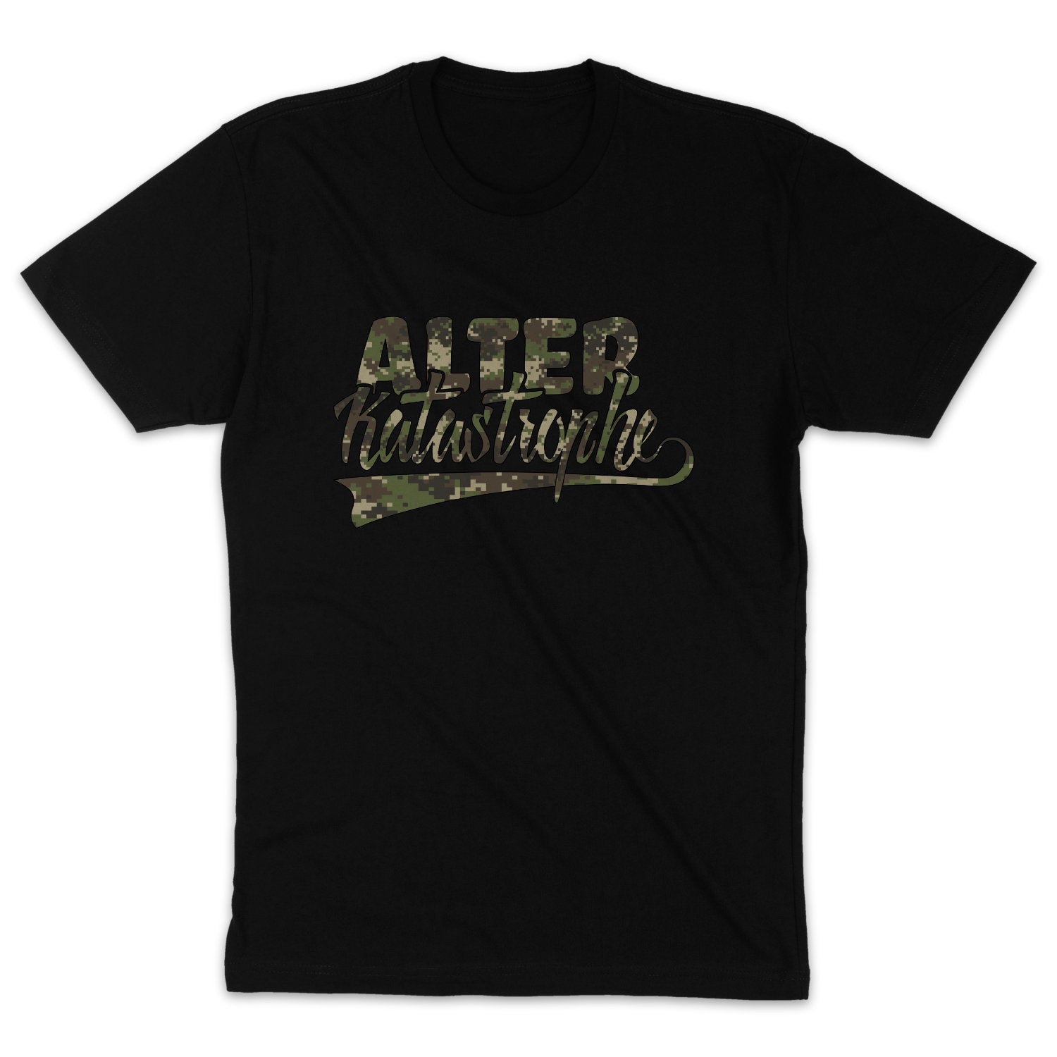 Alter Katastrophe Shirt Camouflage US Army T-Shirt Bundeswehr Sprüche T-Shirt