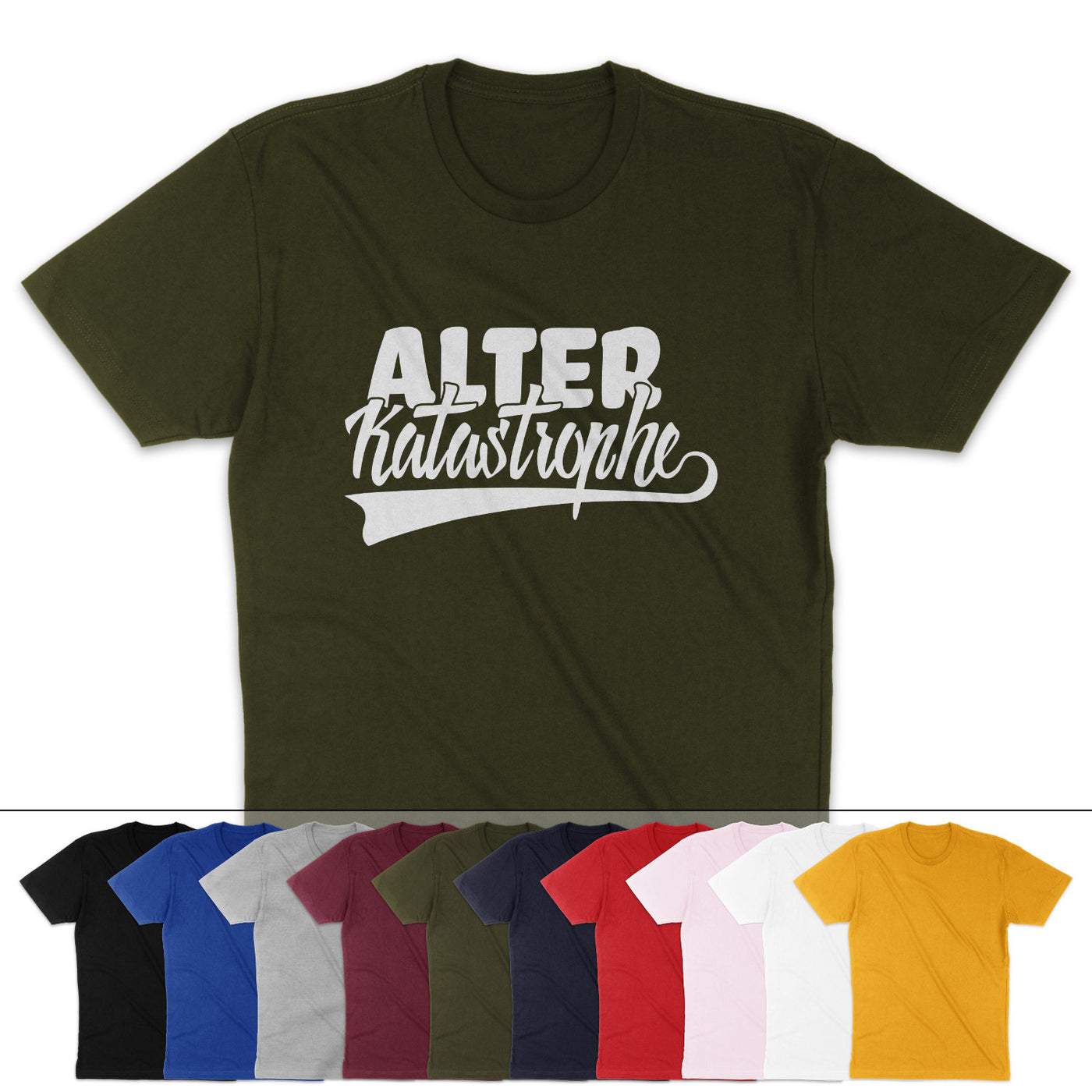 Alter Katastrophe Shirt Retro Vintage Kult Fun T-Shirt Sprüche