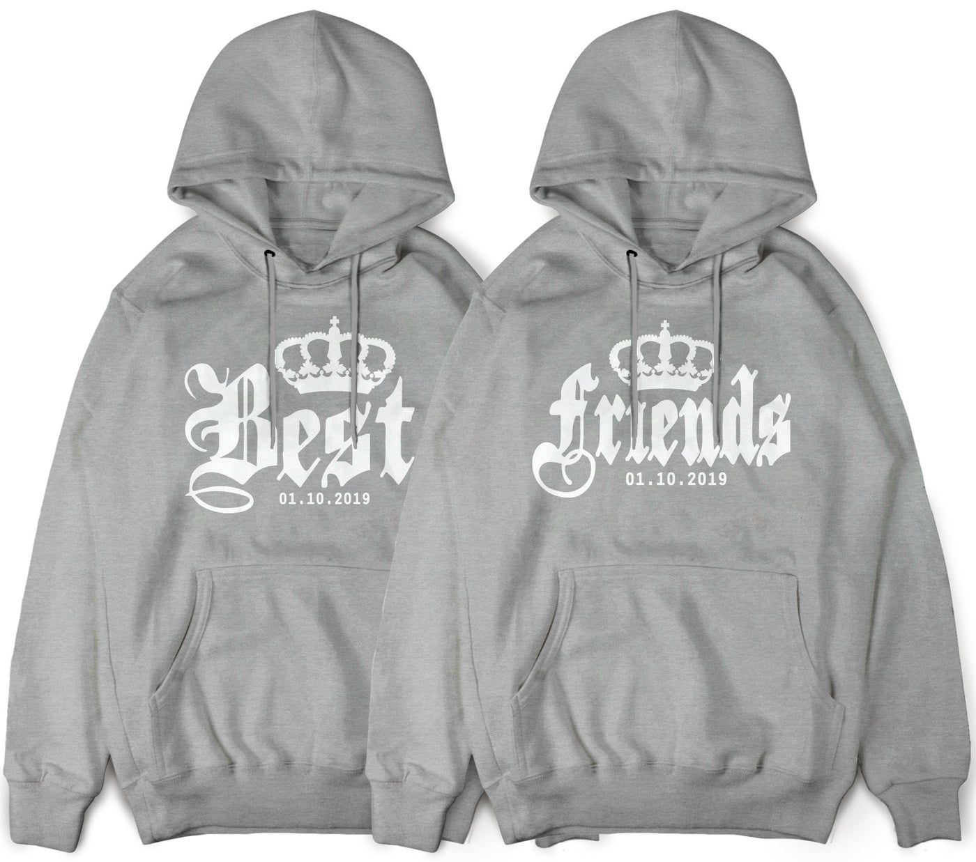 best-friends-hoodies-krone-mel-gry-ft107hod