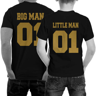 Vater & Sohn T-Shirts Big Man Little Man