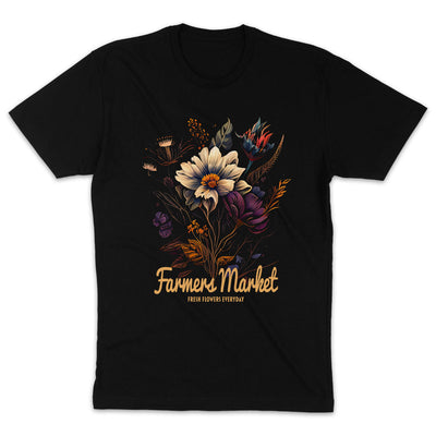 Farmers Market Shirt Botanic Vintage Cottagecore T-Shirt Fresh Flowers Everyday Boho Gartenliebhaber Shirt Blumen T-Shirt Unisex
