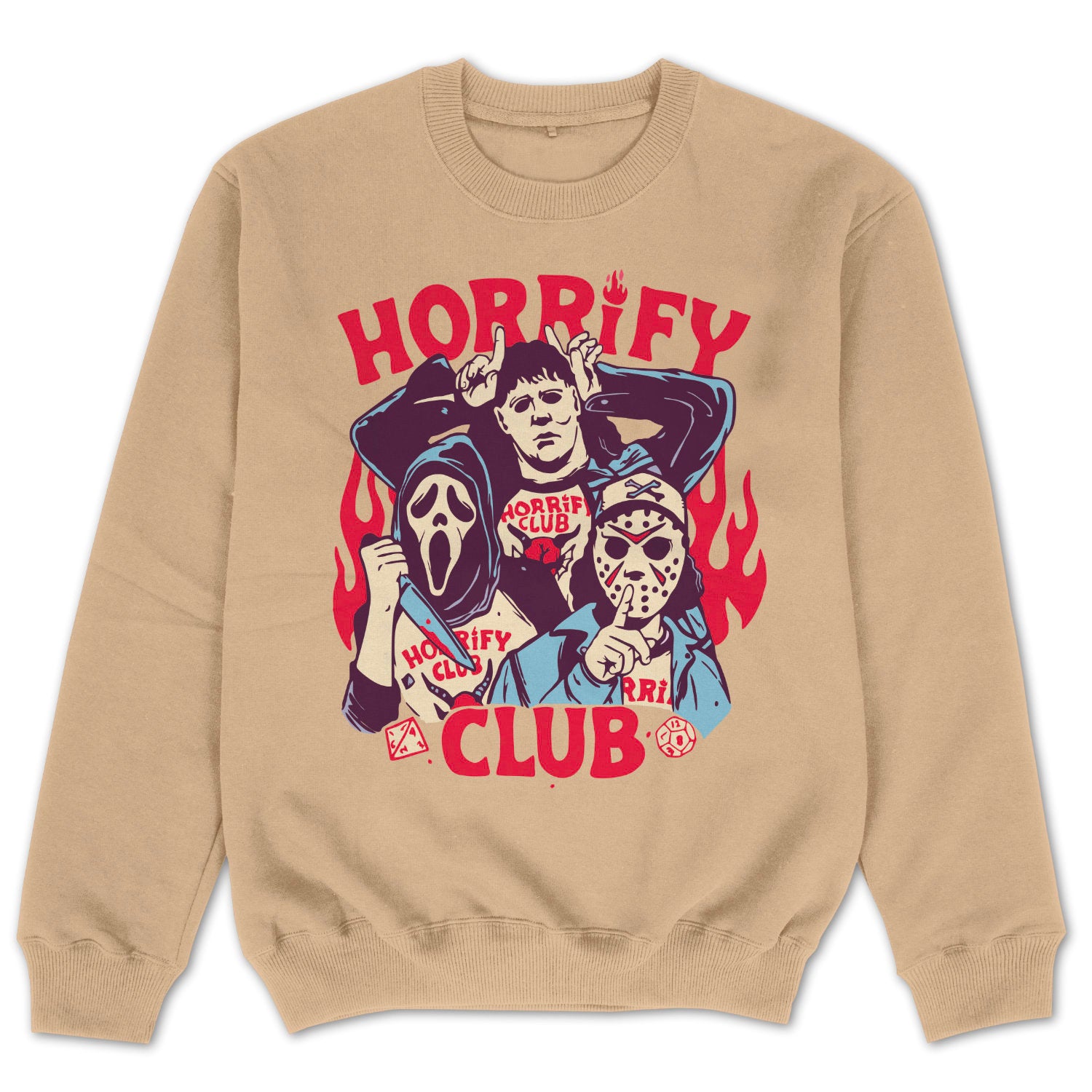 Halloween Pullover Halloween Sweatshirt Horrify Club Retro Vintage Sweater Retro Sweatshirt Pullover Horror Satire Oversize