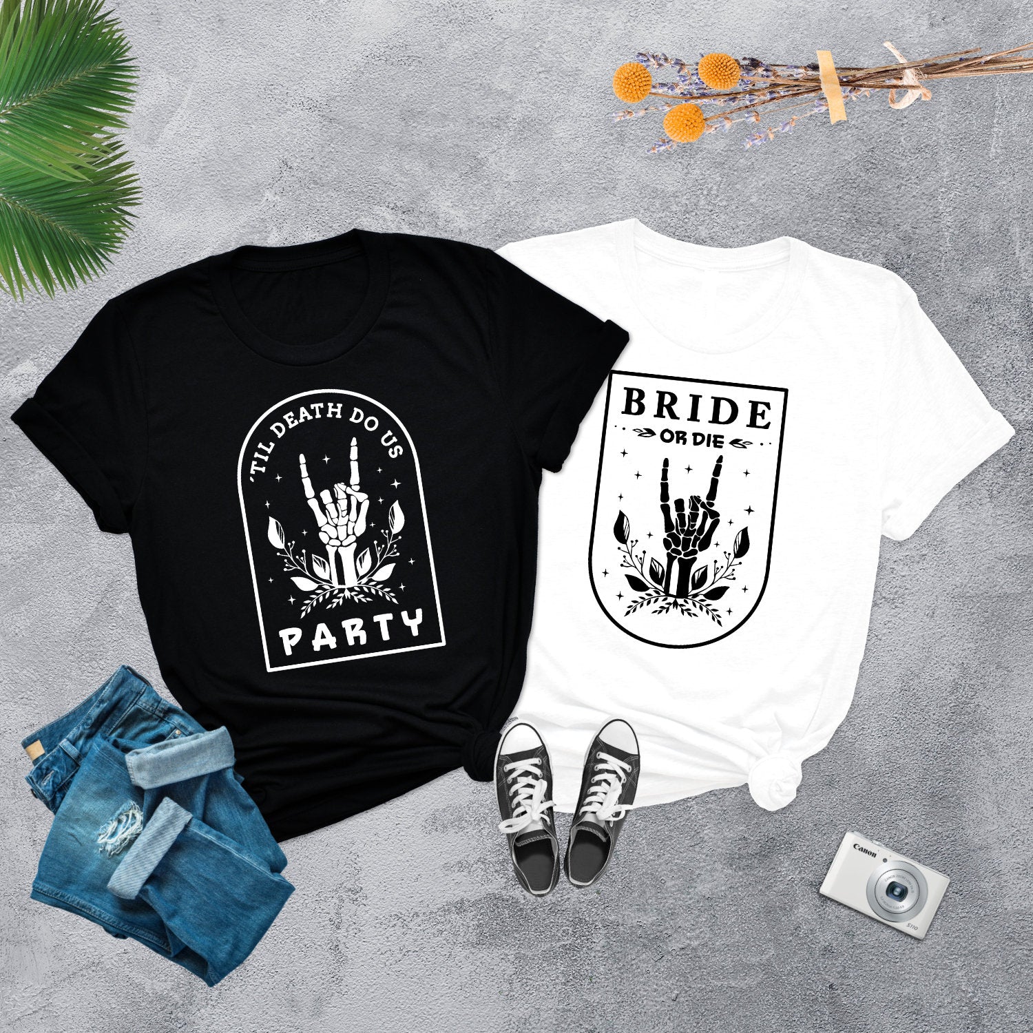 JGA TShirt Crew Till Death Do Us Party Jga Shirt Frauen Braut und Team Braut Shirts Unisex Junggesellinnenabschied Party Shirts Bride Or Die