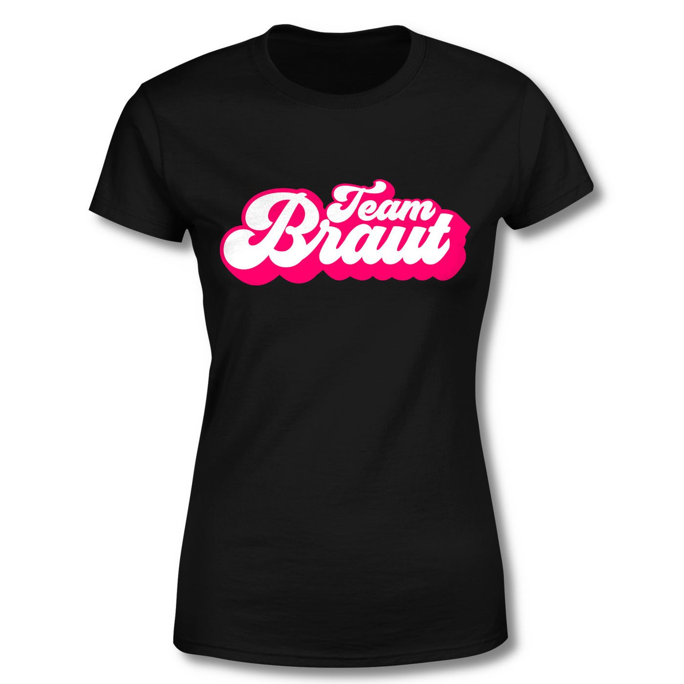 JGA T-Shirts für Frauen Braut & Team Braut Junggesellinnenabschied Party Shirts