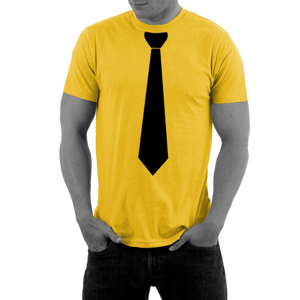 krawatten-shirt-gelb