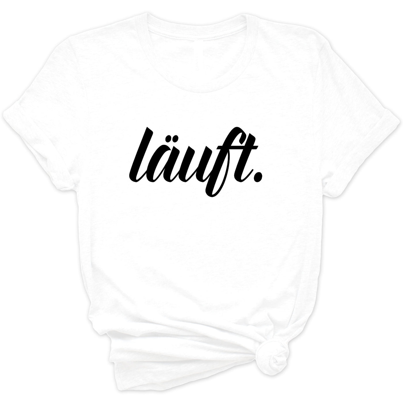 Läuft T-Shirt Sprüche Shirt Fun Arbeit Beruf und Büro Unisex Shirts