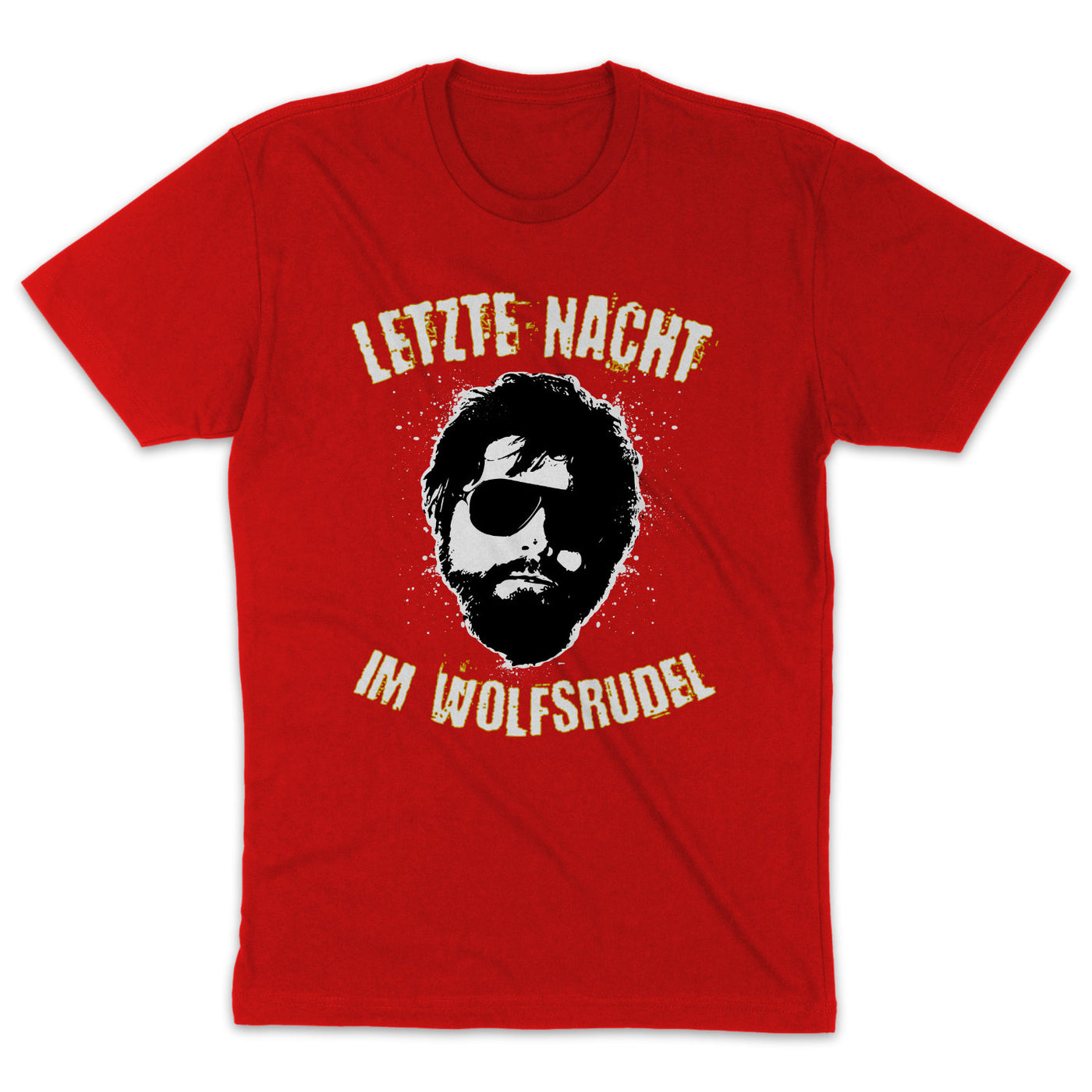 JGA Shirt Letzte Nacht im Wolfsrudel Junggesellenabschied T-Shirts Hangover