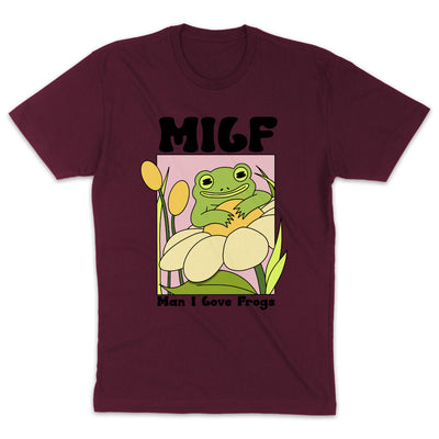 Retro Frosch T-Shirt Milf Oversized UNISEX Shirt Kröte Frosch Liebhaber Cottagecore Retro Shirts für Muttertag Geschenk