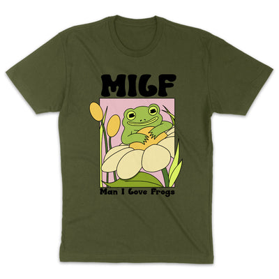 Retro Frosch T-Shirt Milf Oversized UNISEX Shirt Kröte Frosch Liebhaber Cottagecore Retro Shirts für Muttertag Geschenk