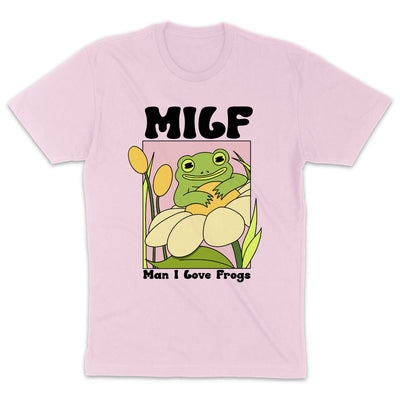 Retro Frosch T-Shirt Milf Oversized UNISEX Shirt Kröte Frosch Liebhaber Cottagecore Retro Shirts für Muttertag Geschenk