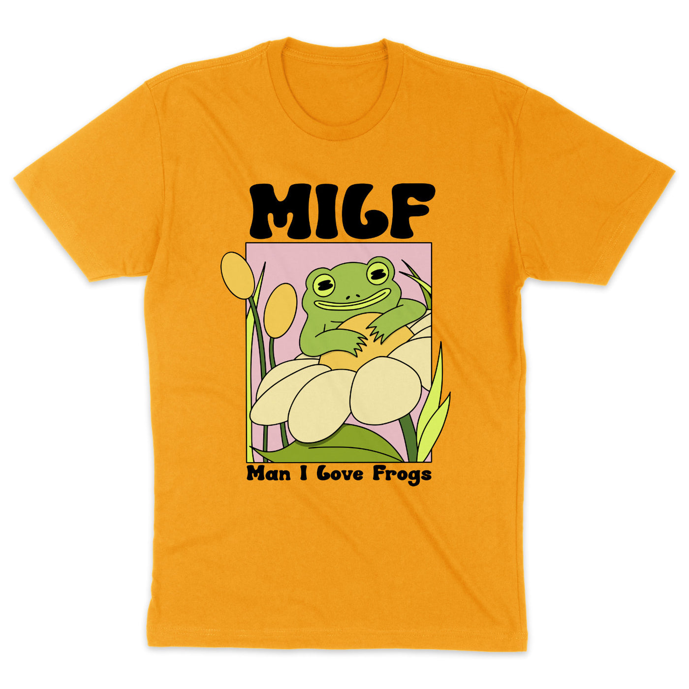 Retro Frosch T-Shirt Milf Oversized UNISEX Shirt Kröte Frosch Liebhaber Cottagecore Retro Shirts für Muttertag Geschenk