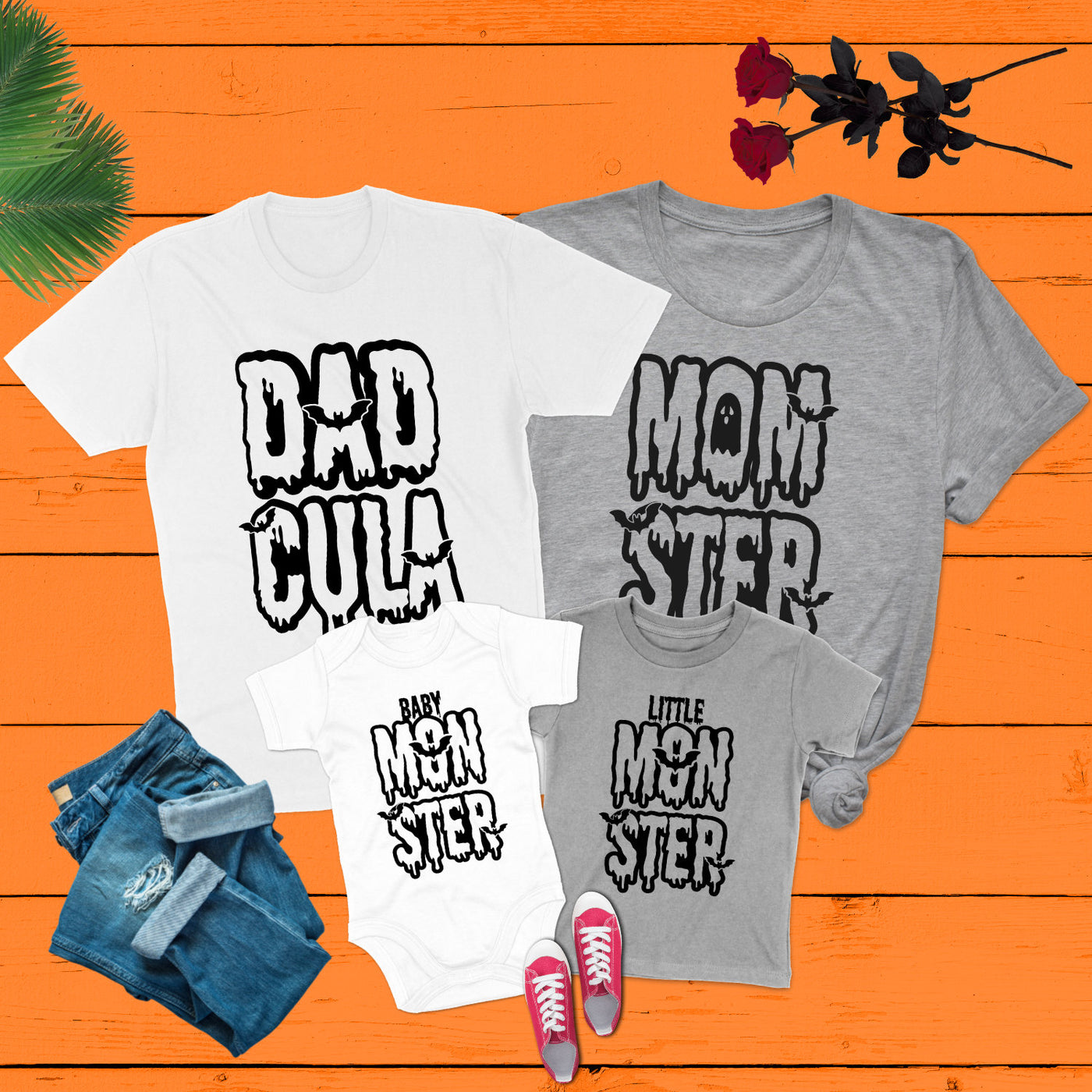 Familie Halloween Shirts Mama Mini Monster Dadcula Familienoutfit Halloween Mama und Ich Halloween Shirts Papa Mutter und Kind Shirts