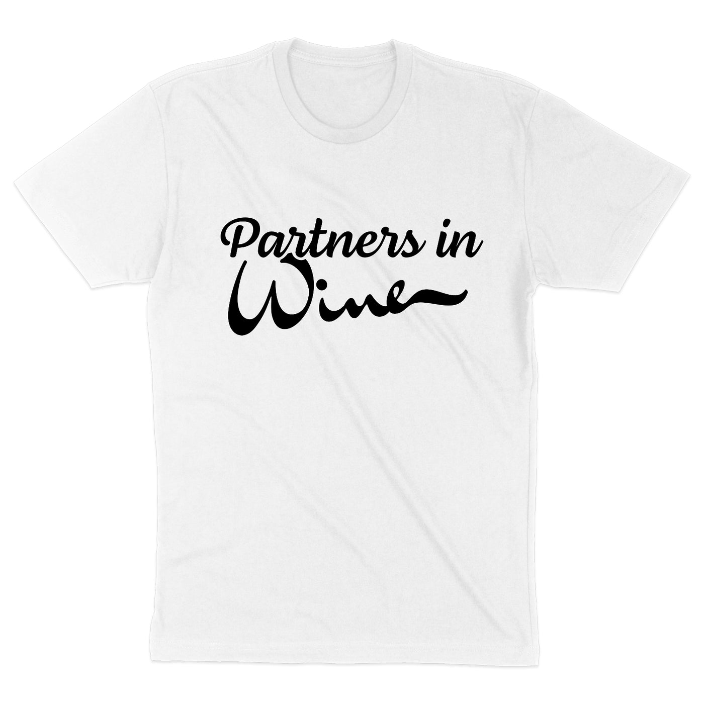 Partners in Wine T-Shirt Weinliebhaber Weintrinker Weinverkostung Shirt Lustiges Wein Shirt Geschenk beste Freundin