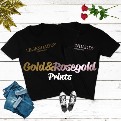 Legendaddy T-Shirt Vatertag Geschenk Papa Shirt Personalisiert Vatertagsgeschenk Geburt Kind Geburtsgeschenk T-Shirt für Papa Sohn Tochter