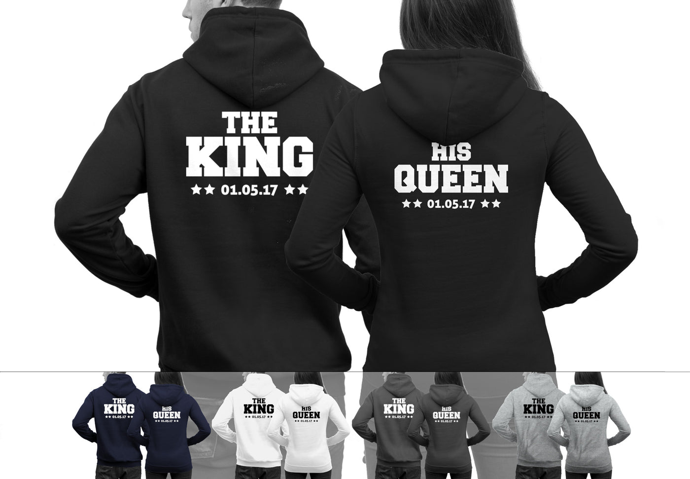 the-king-his-queen-hoodies-ft61hodmulti