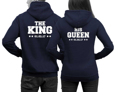 the-king-his-queen-hoodies-navy