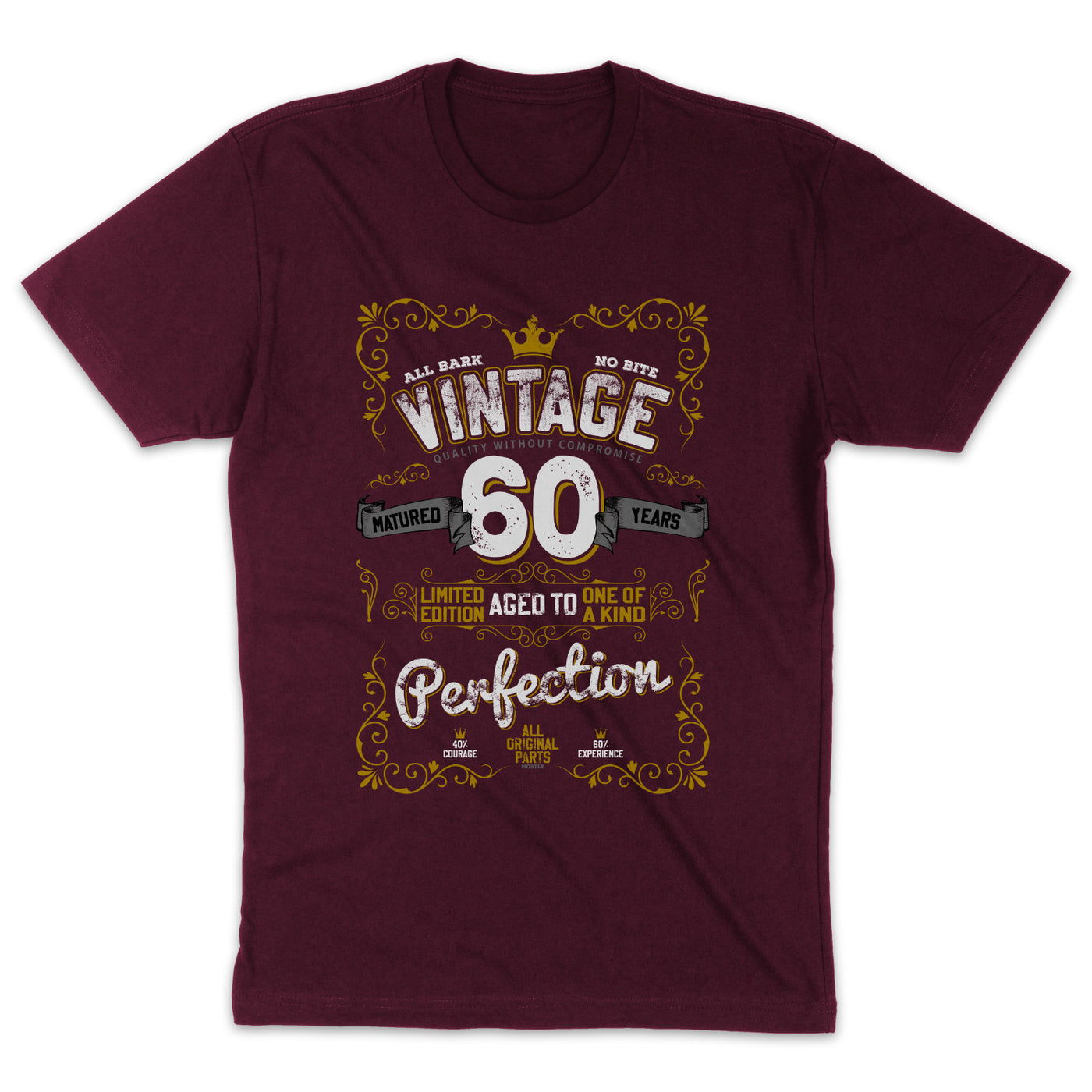 Vintage Geburtstagsshirt 60. Geburtstag T-Shirt Unisex